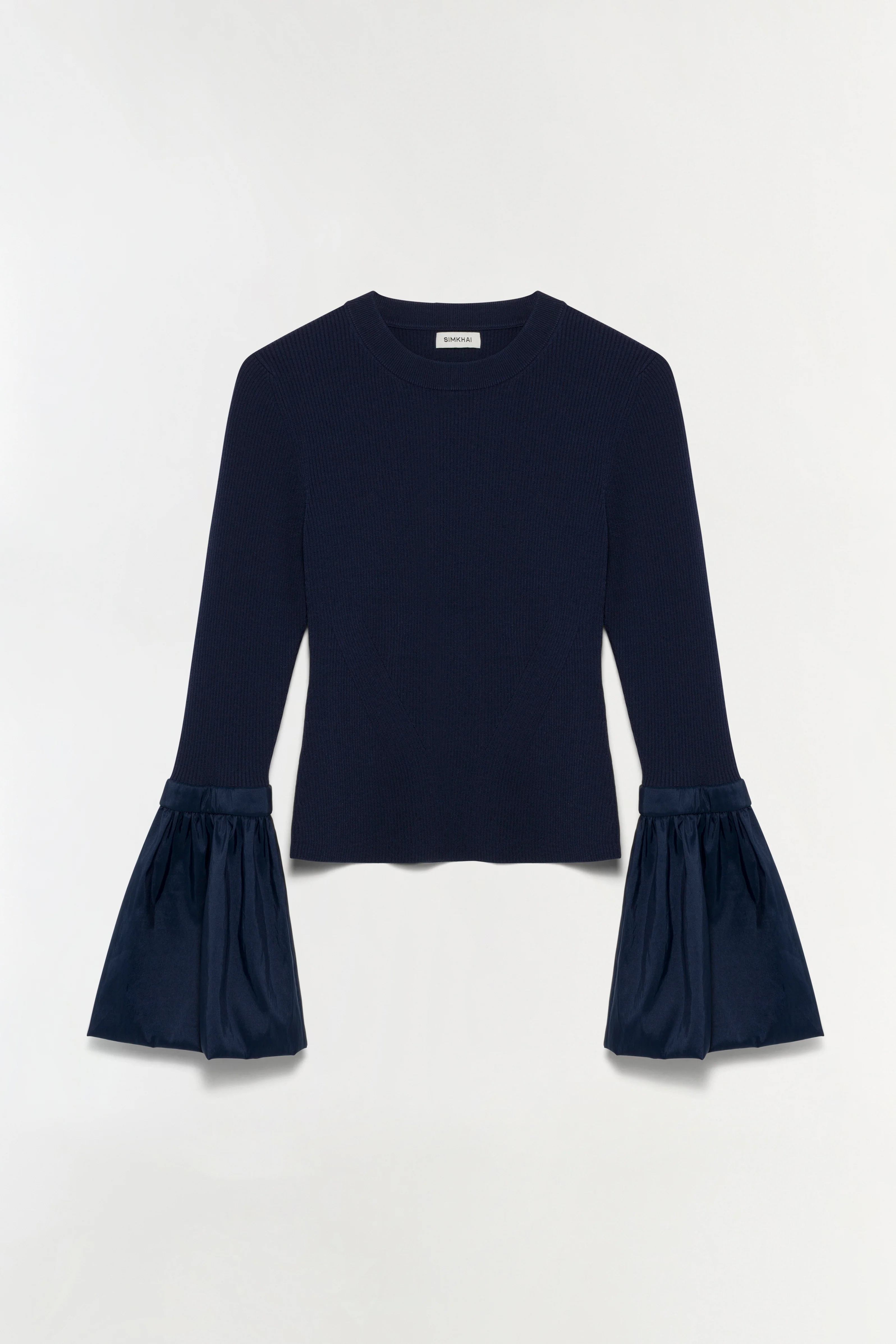 Agata Taffeta Knit Top
