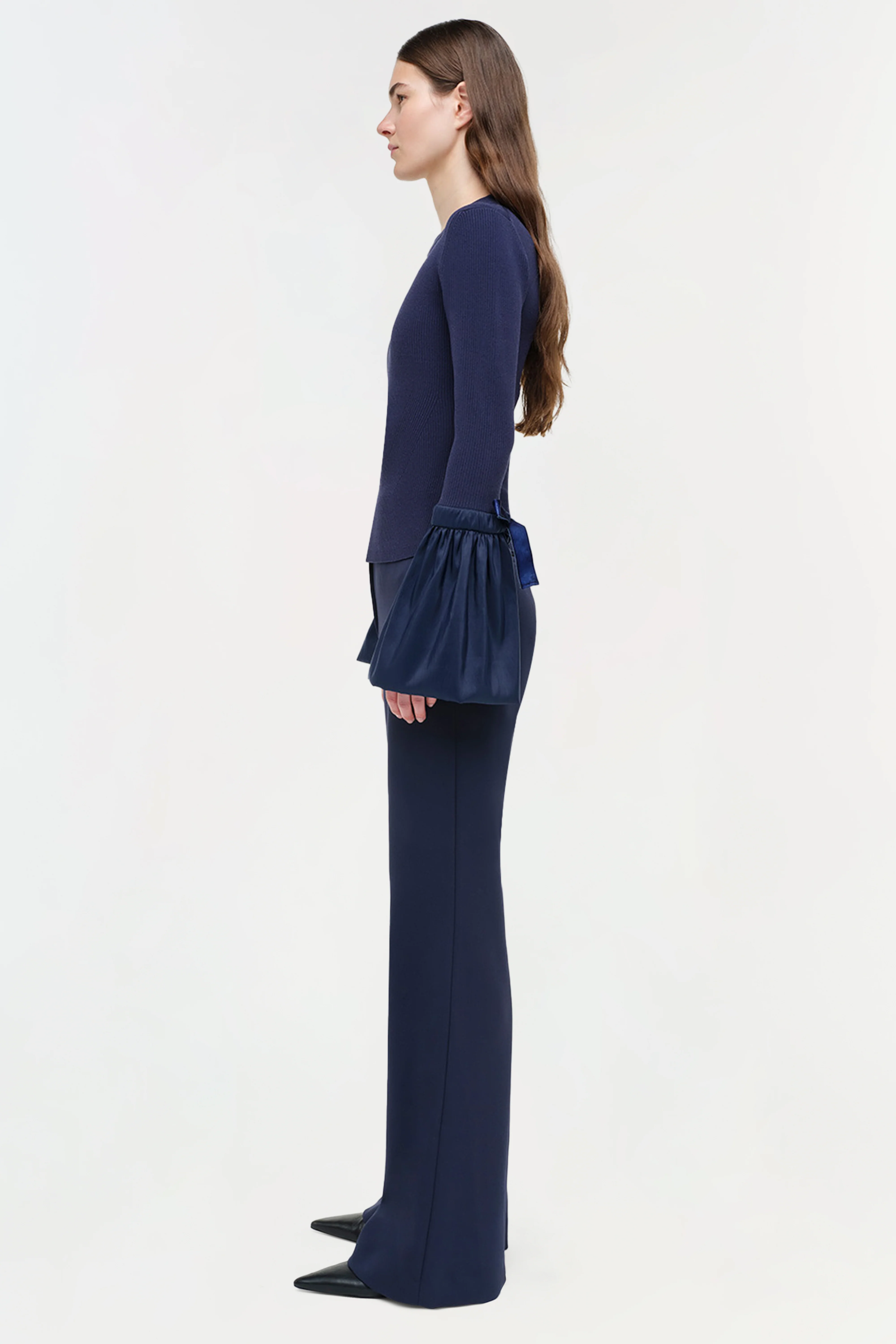Agata Taffeta Knit Top - Image 3