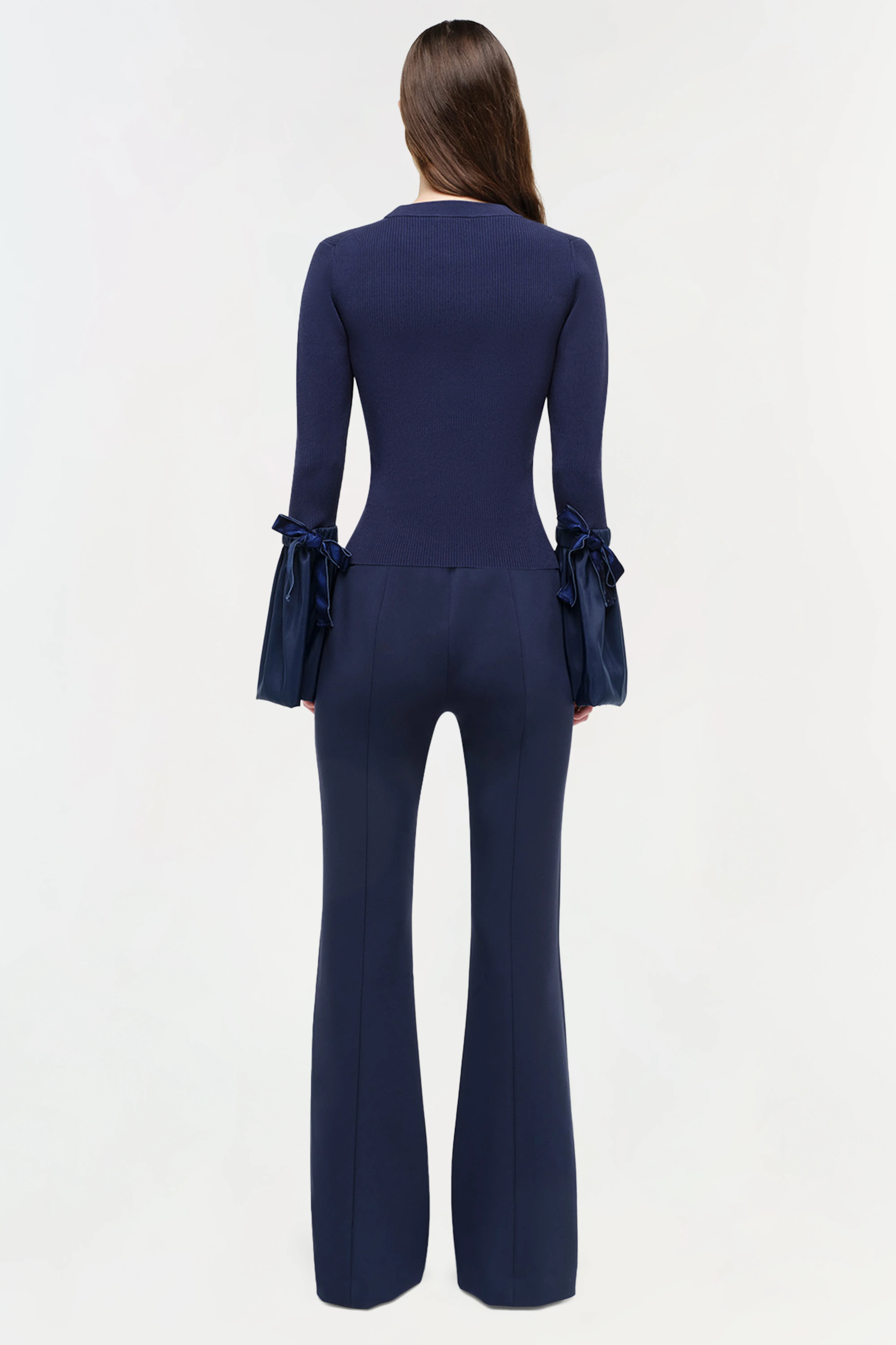 Agata Taffeta Knit Top - Image 4
