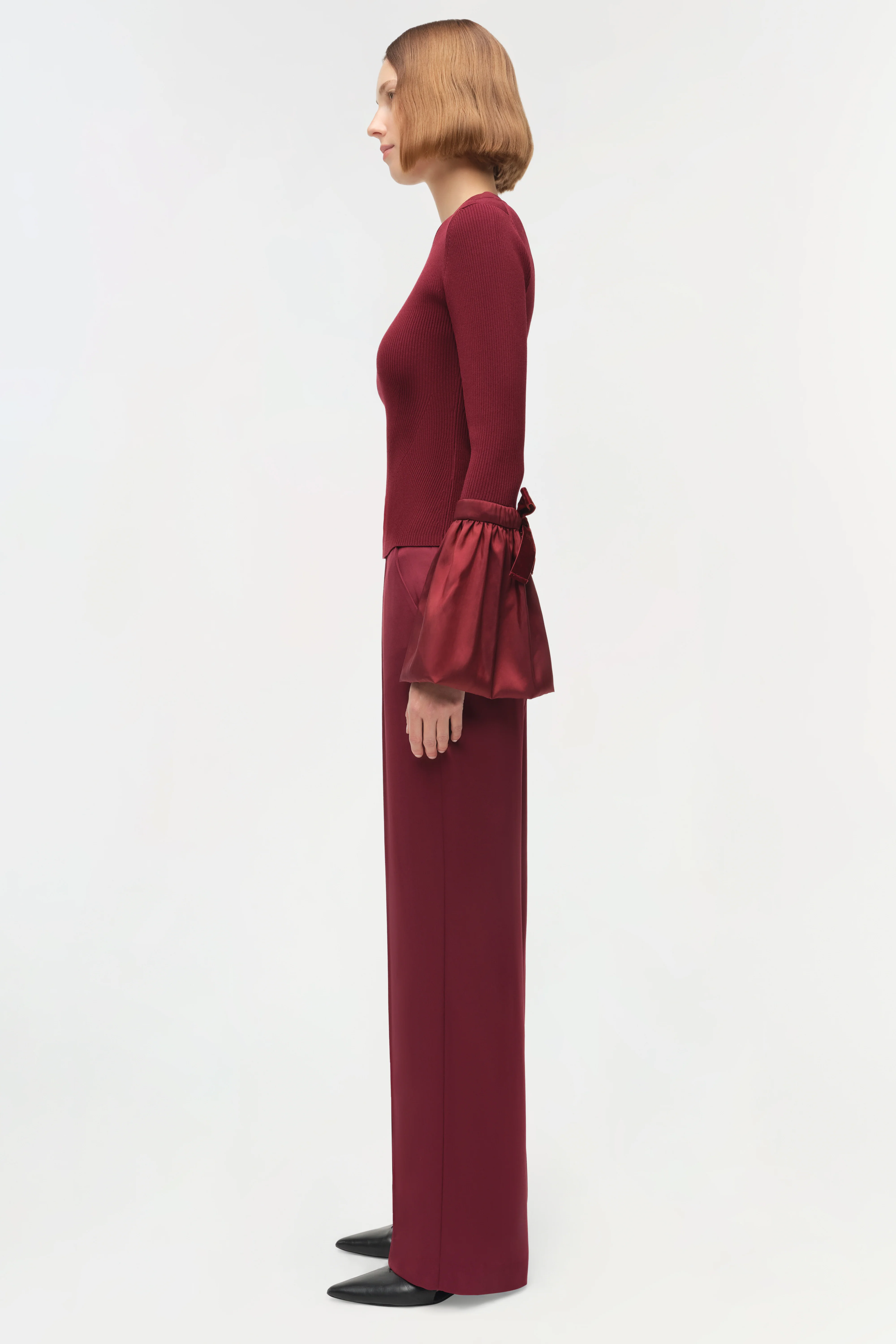 Agata Taffeta Knit Top - Image 4