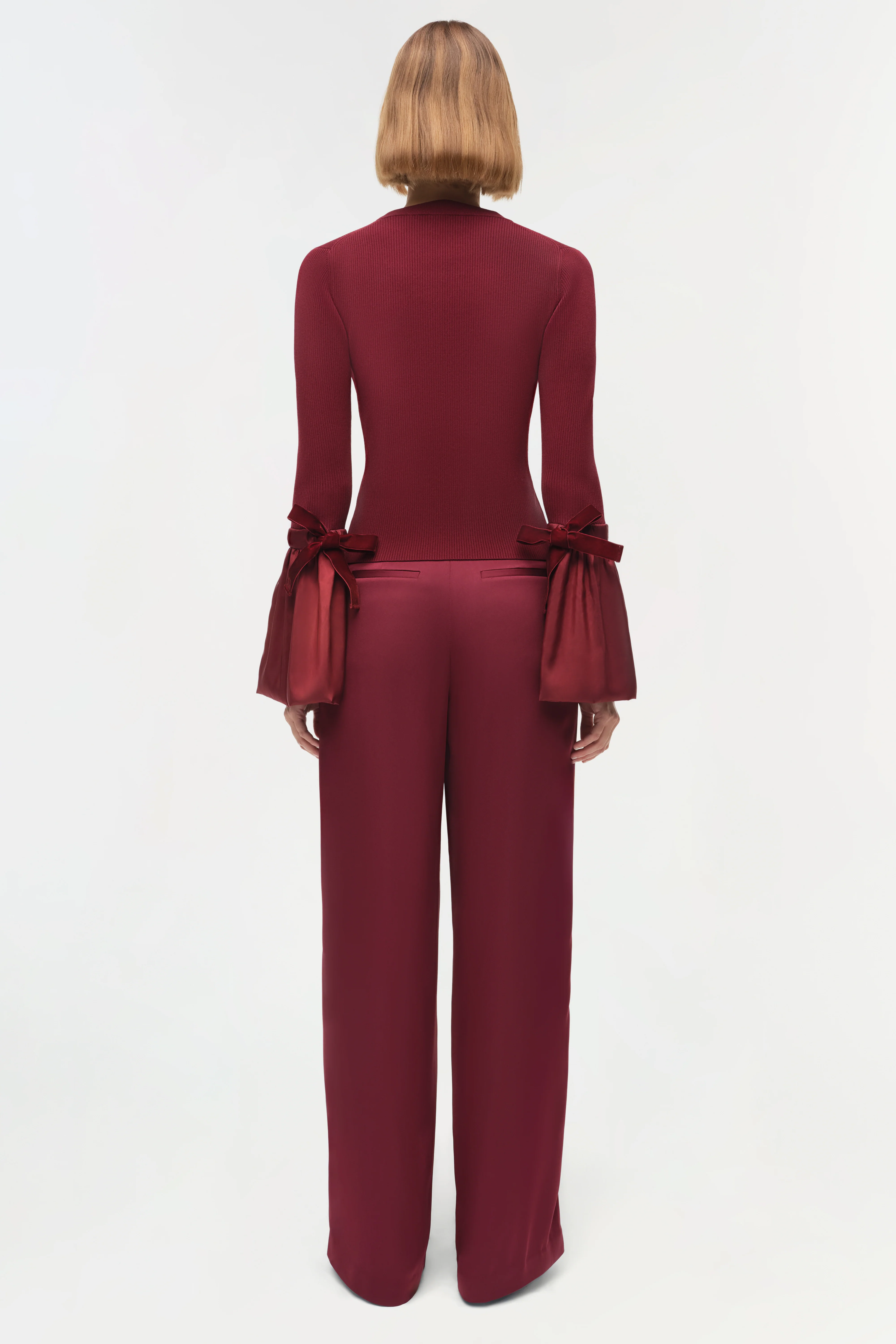 Agata Taffeta Knit Top - Image 5