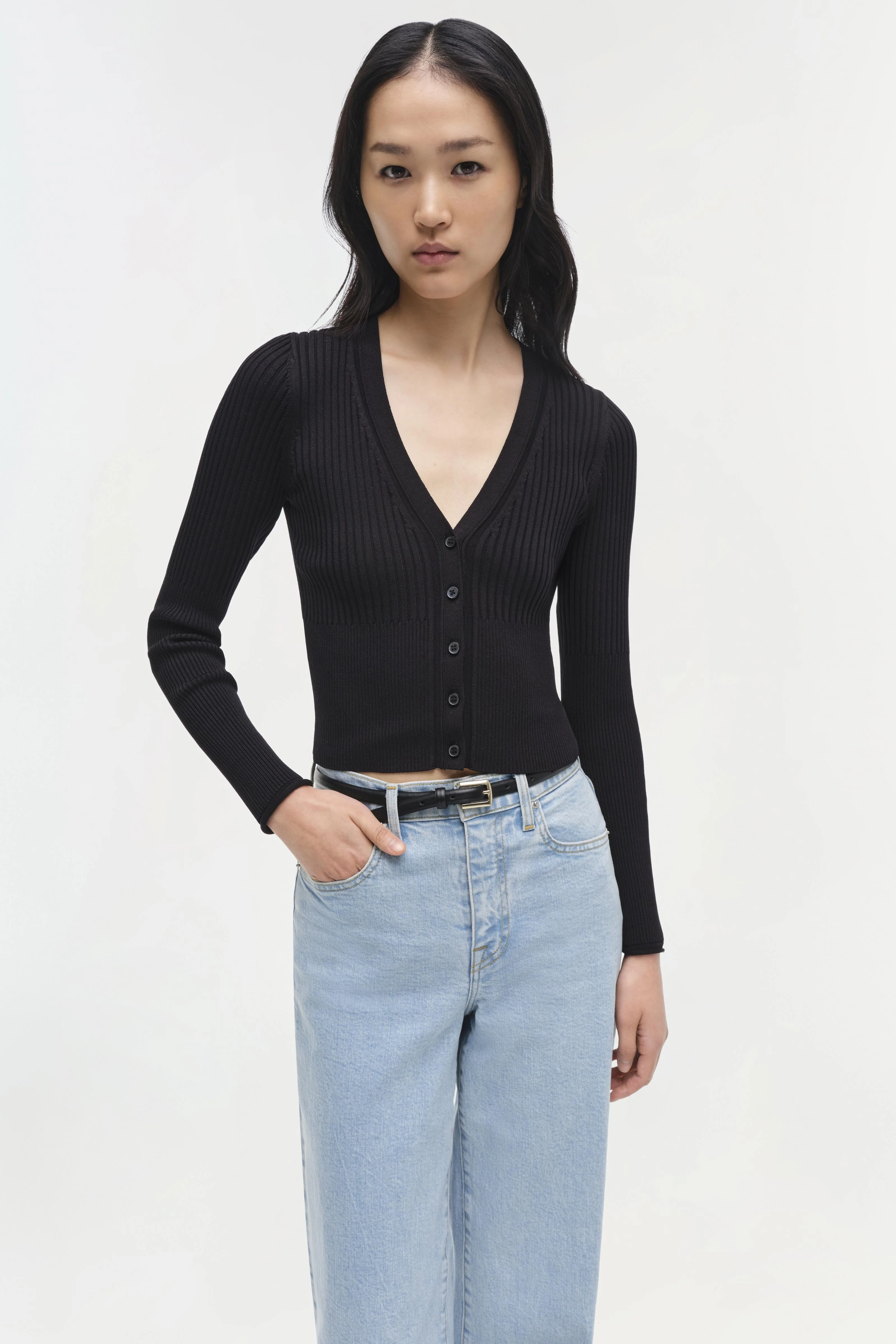 Ailany Rib Knit Cardigan - Image 3