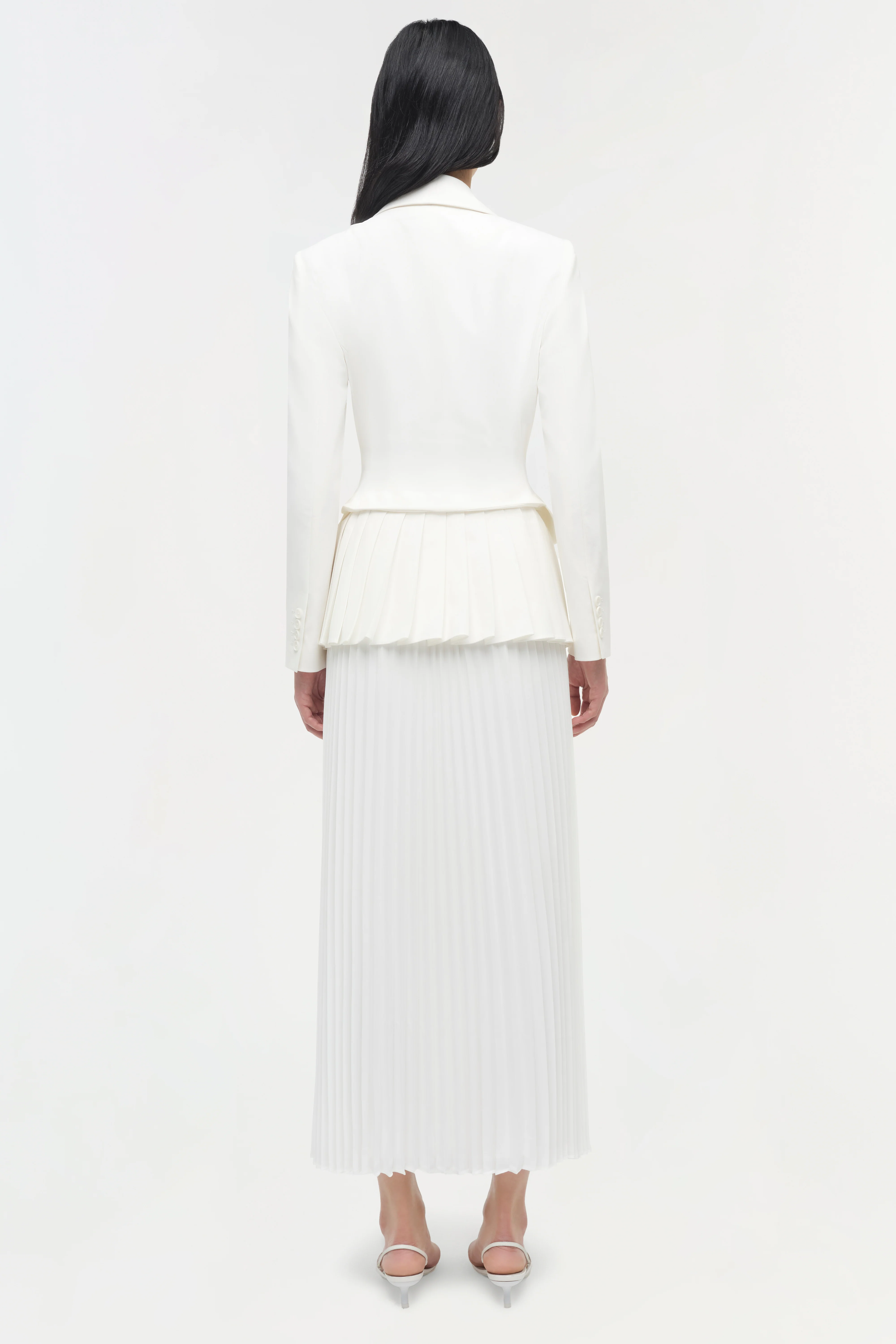Alexandra Pleated Blazer Midi Dress - Image 5