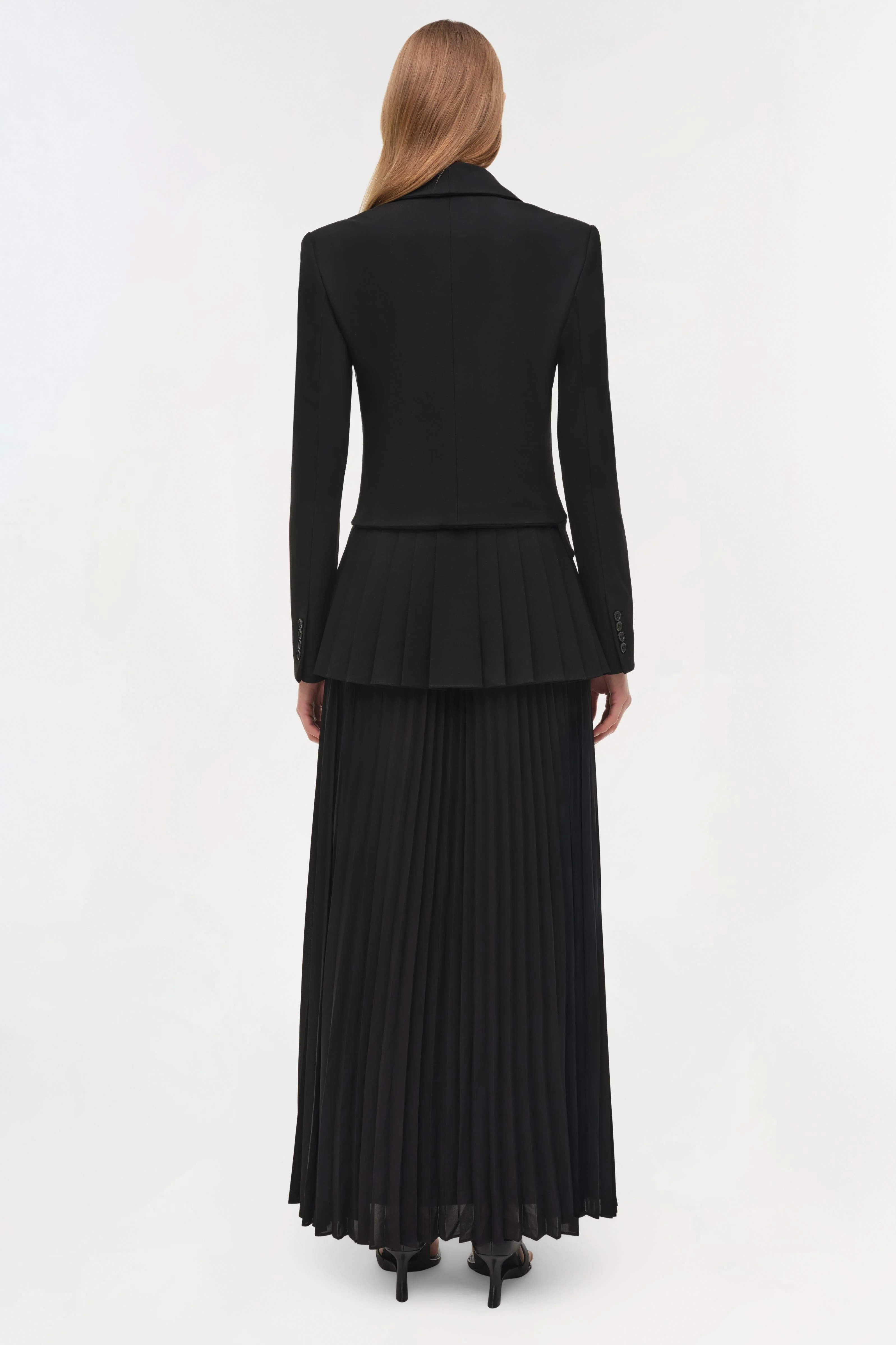 Alexandra Pleated Blazer Midi Dress - Image 6