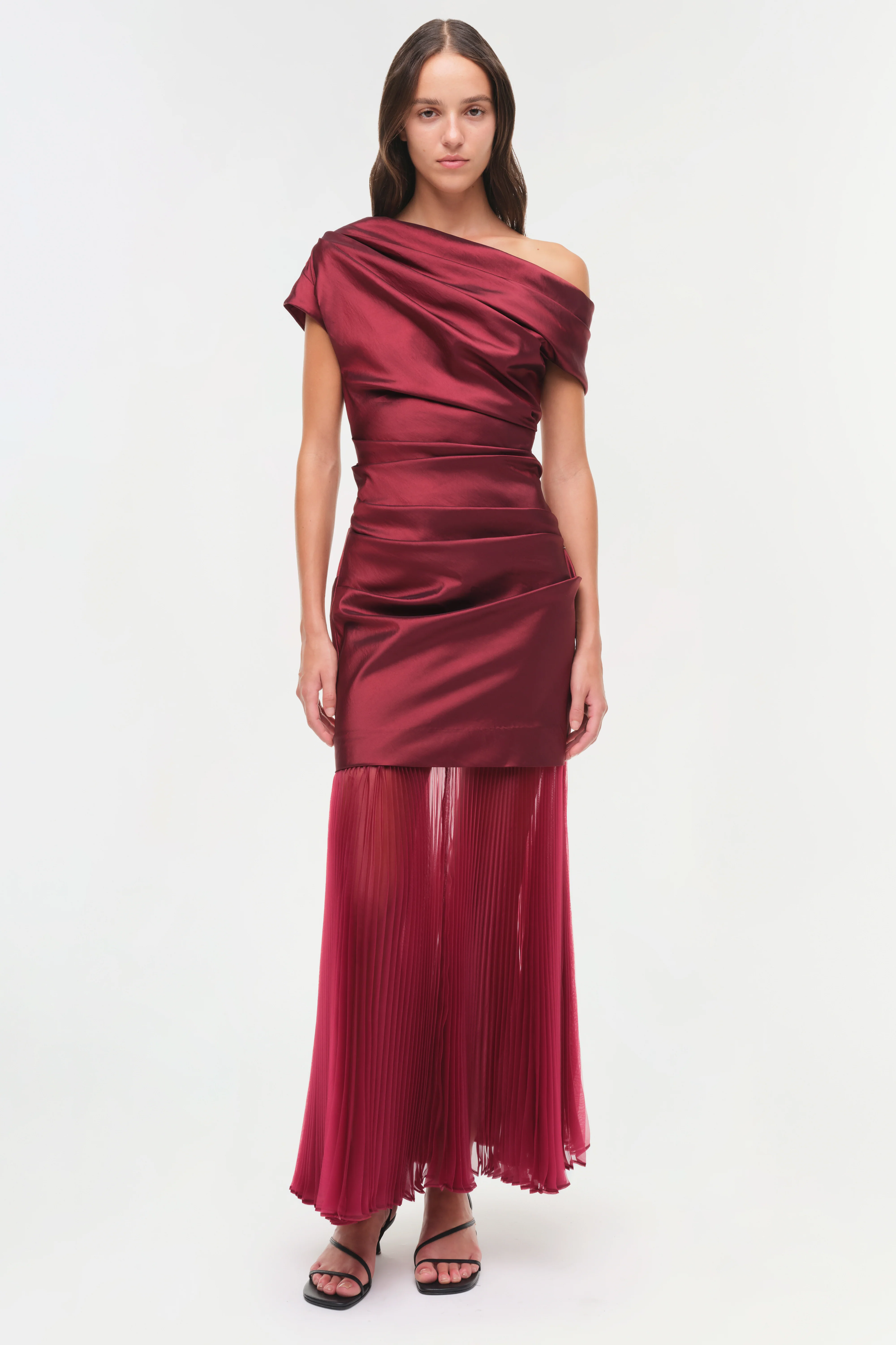 Ammalie Taffeta Midi Dress - Image 2