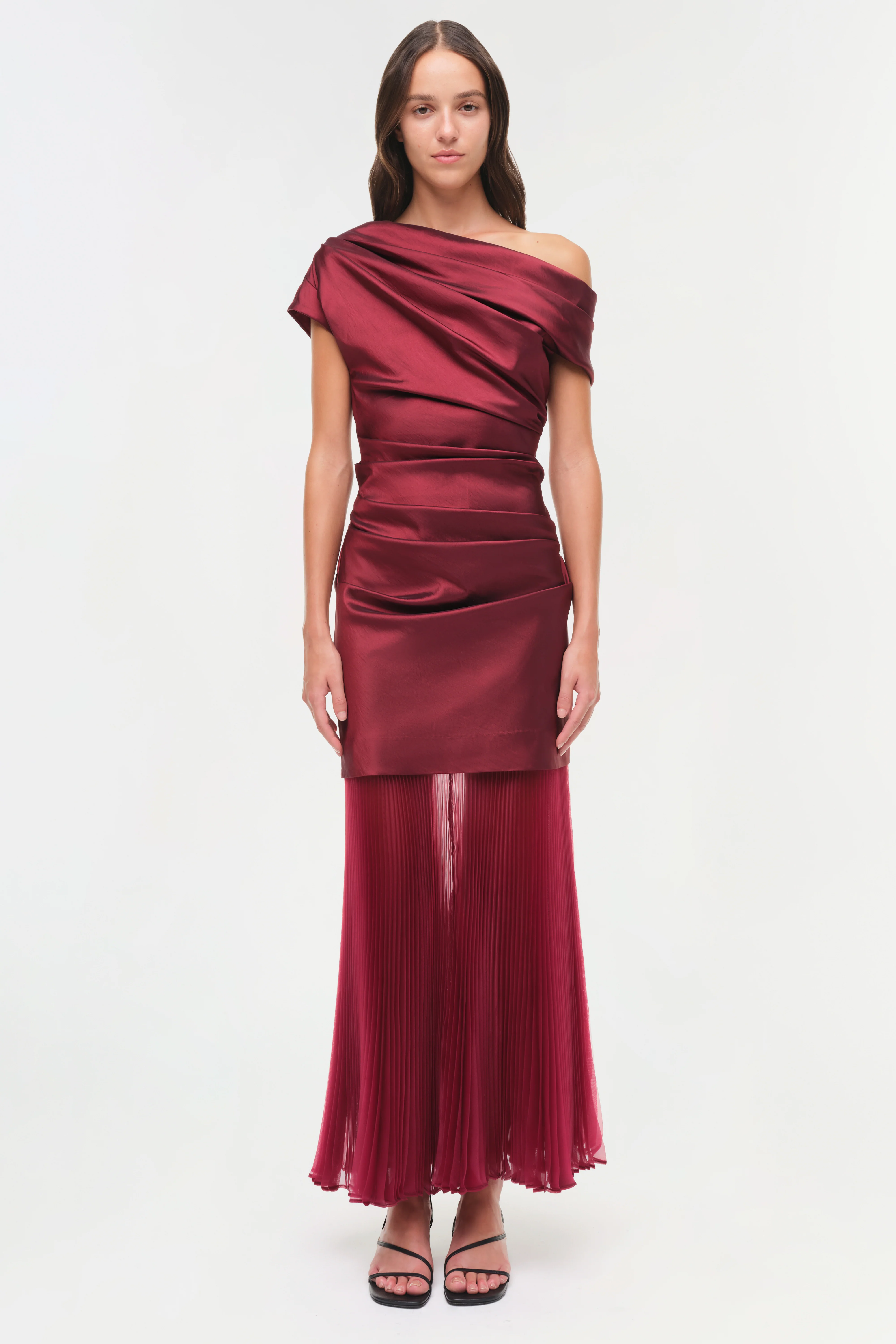 Ammalie Taffeta Midi Dress - Image 6