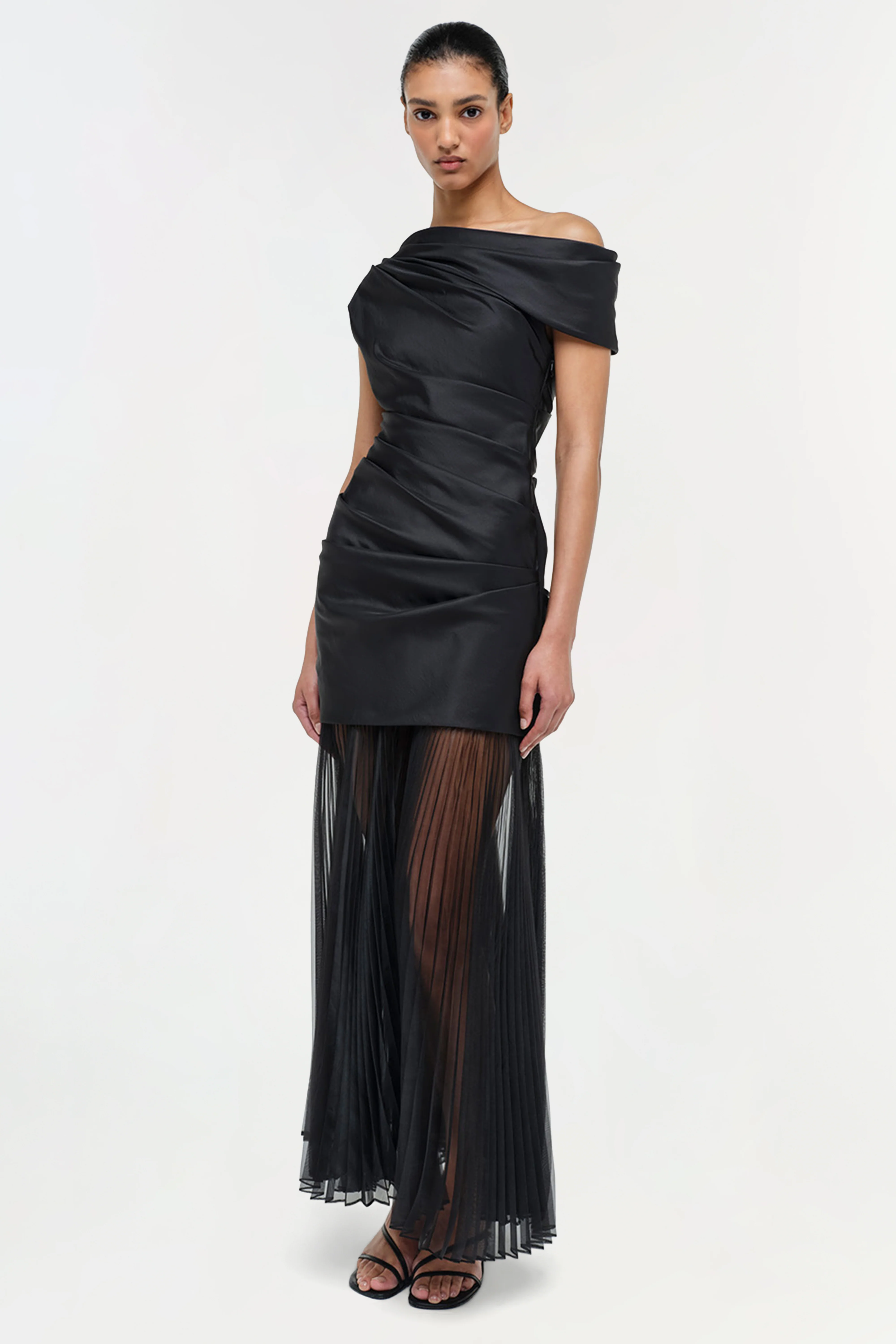 Ammalie Taffeta Midi Dress - Image 2