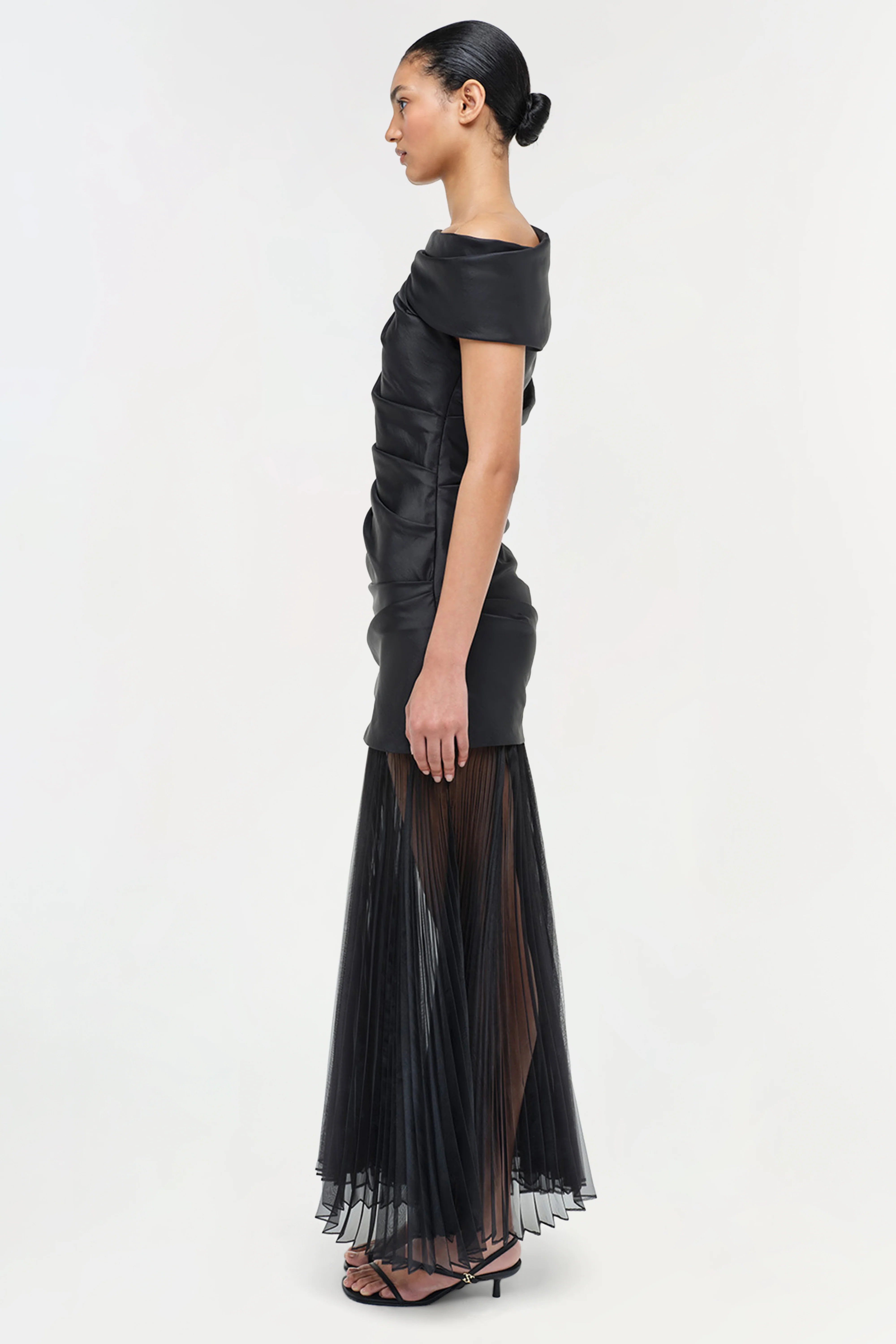 Ammalie Taffeta Midi Dress - Image 3