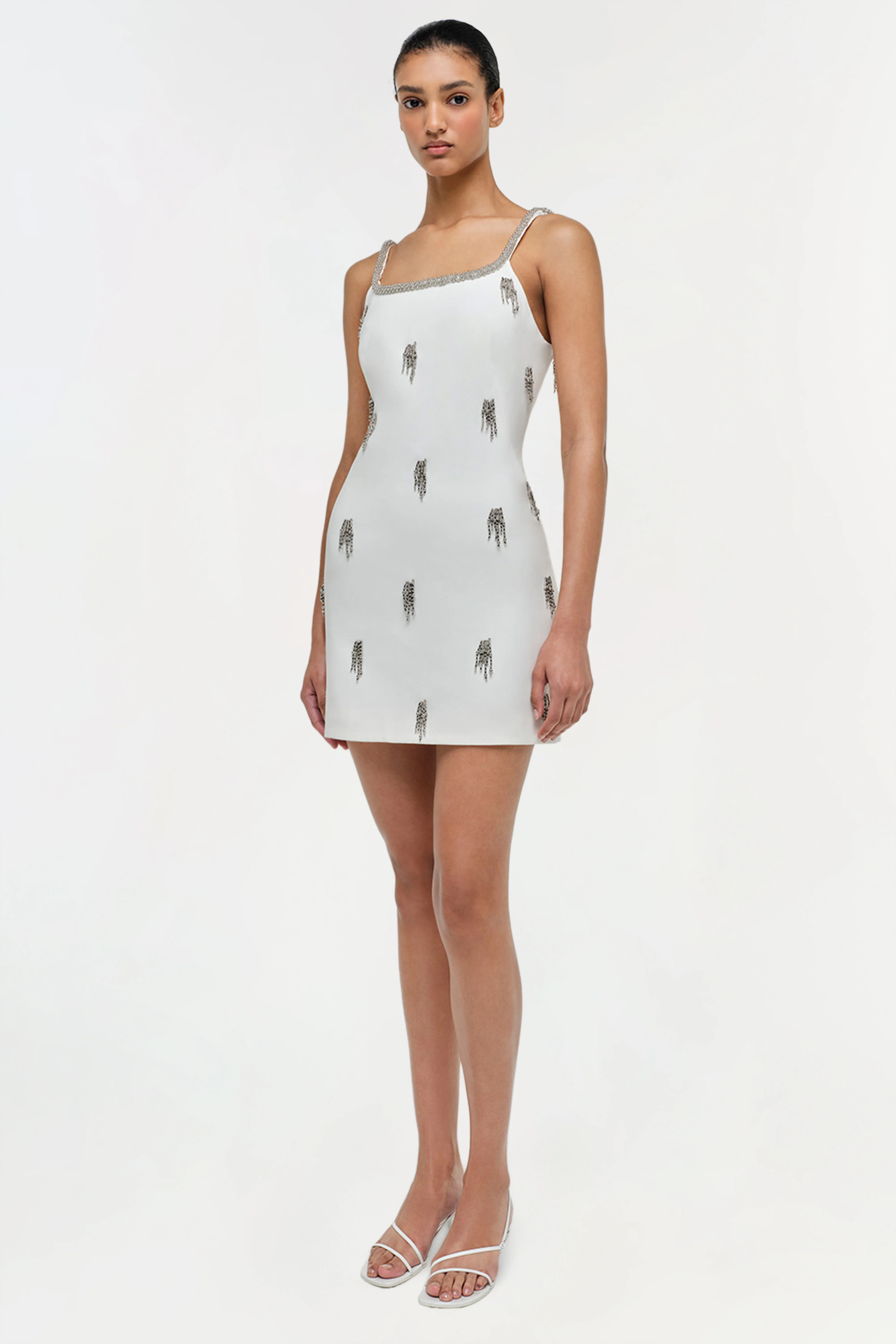 Amy Embellished Mini Dress - Image 2