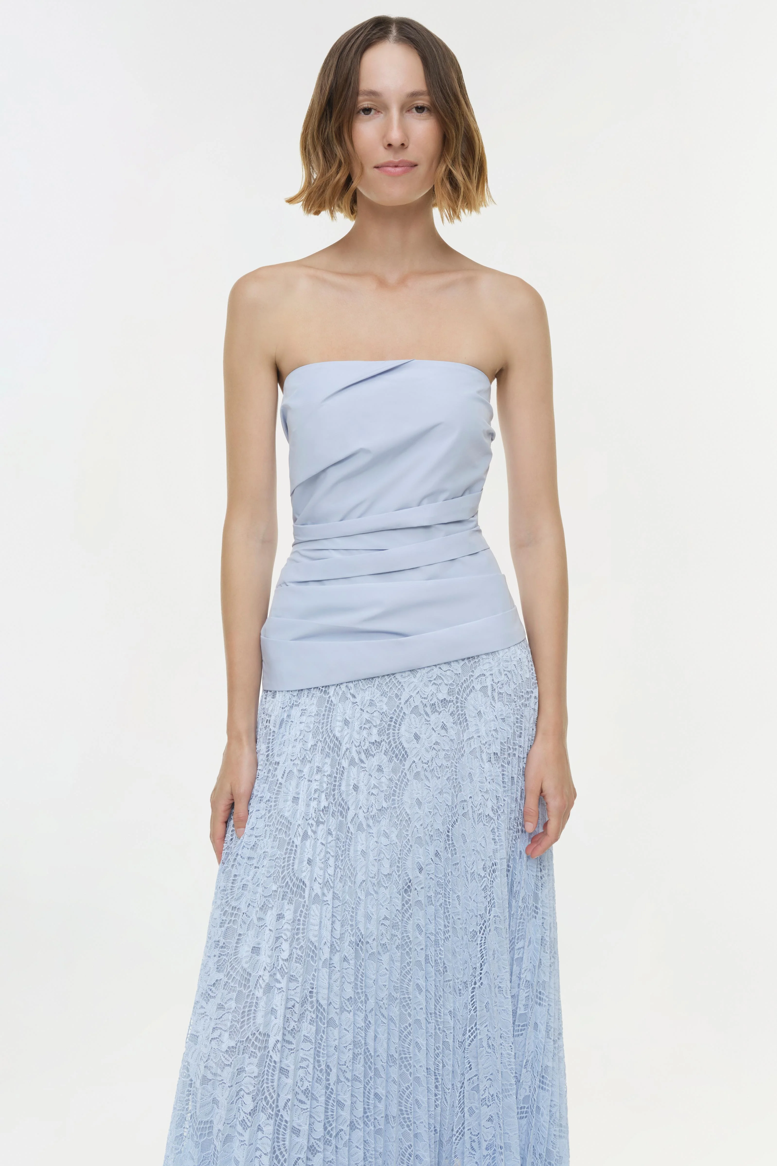 Annalise Cotton Lace Midi Dress - Image 3