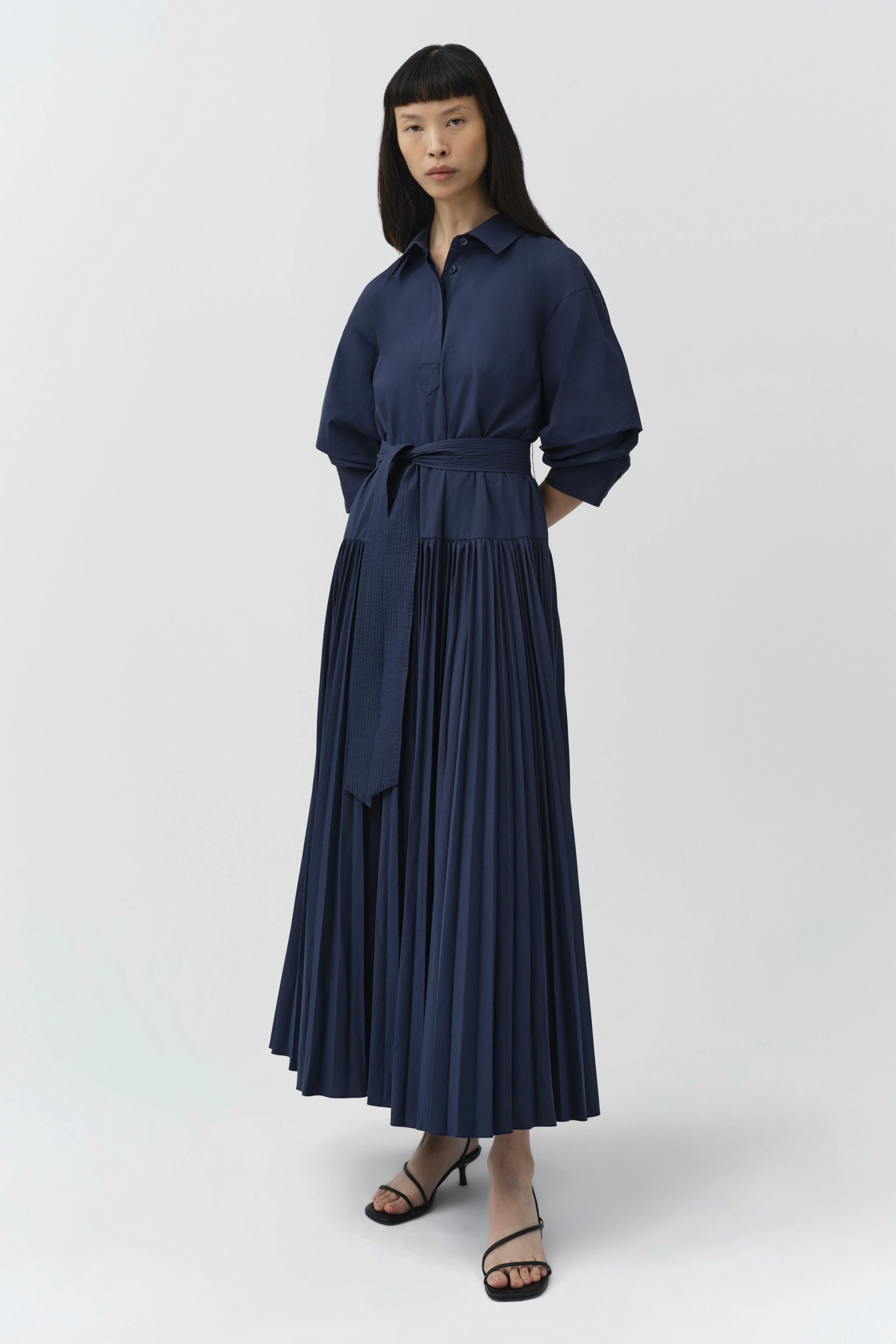 Arlo Belted Cotton Maxi Dress - Image 4