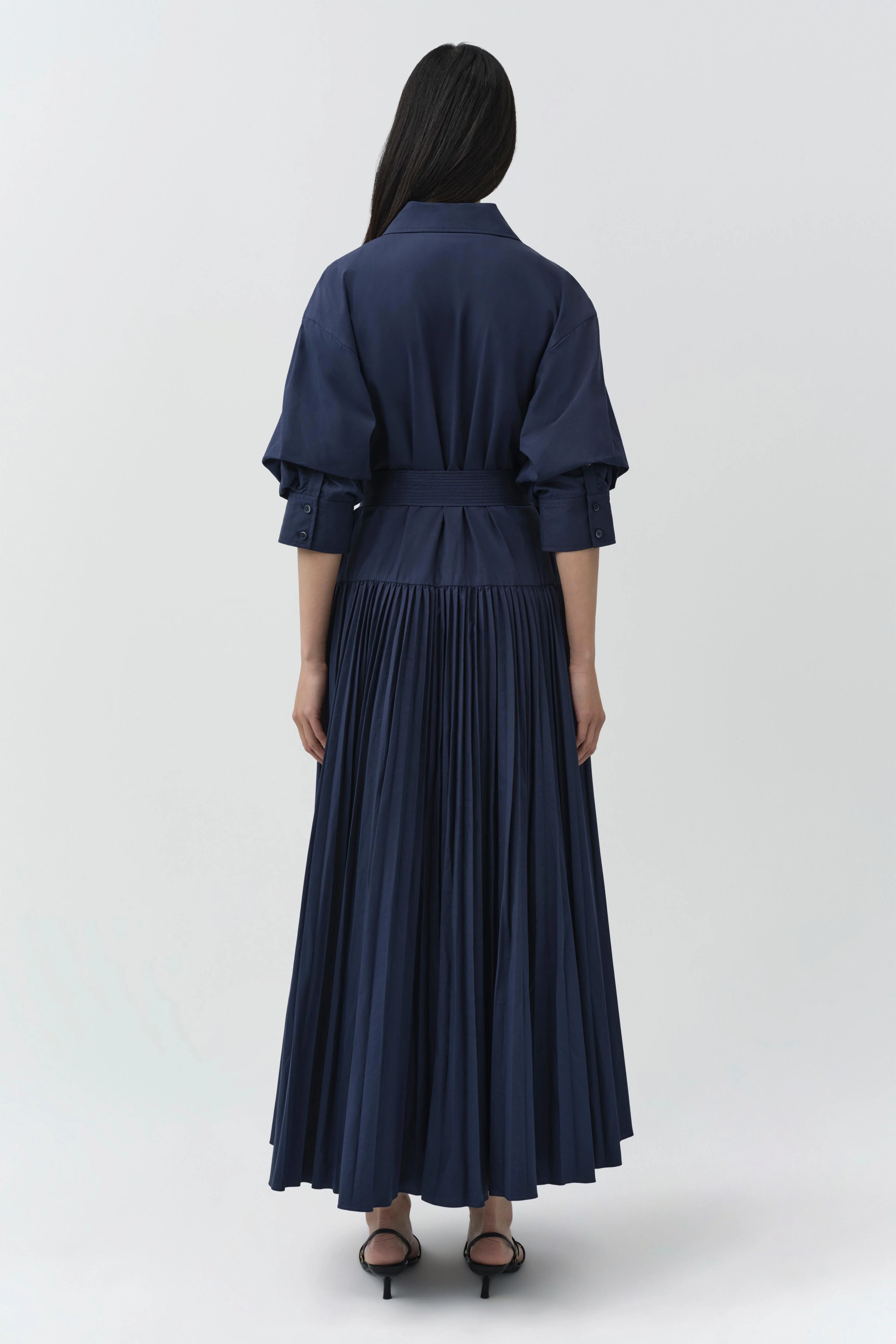 Arlo Belted Cotton Maxi Dress - Image 5
