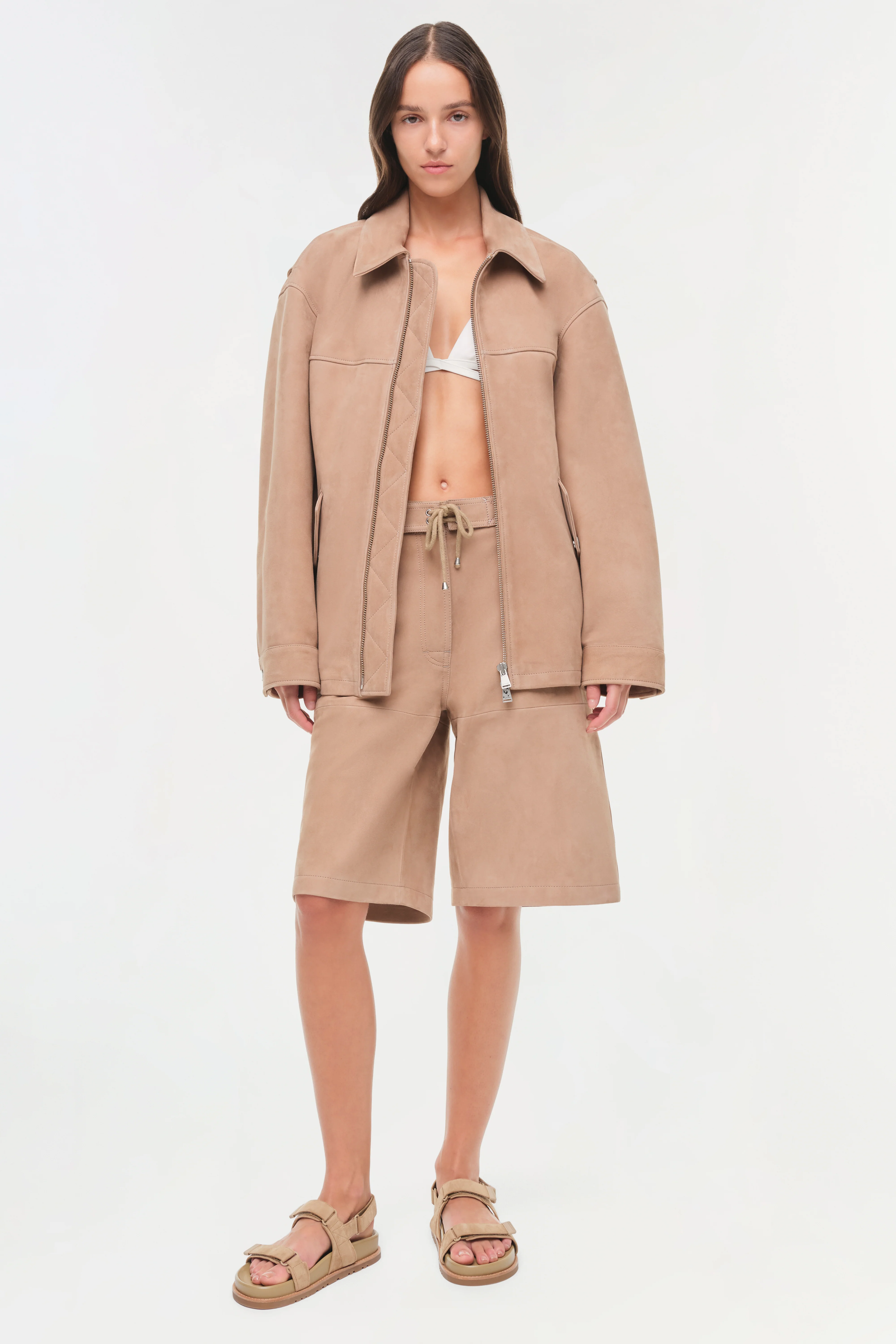 Aslan Long Suede Jacket - Image 3