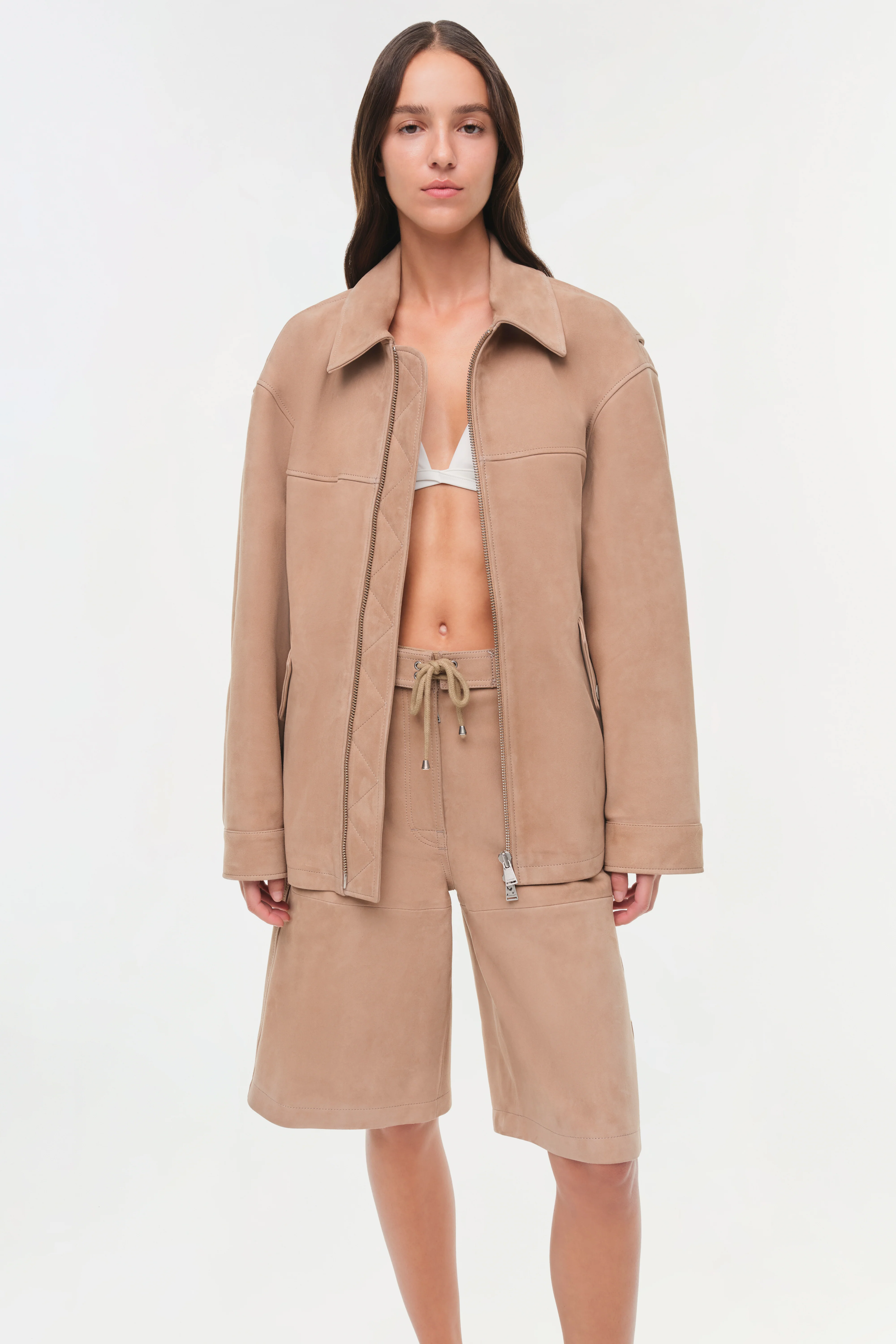 Aslan Long Suede Jacket - Image 4