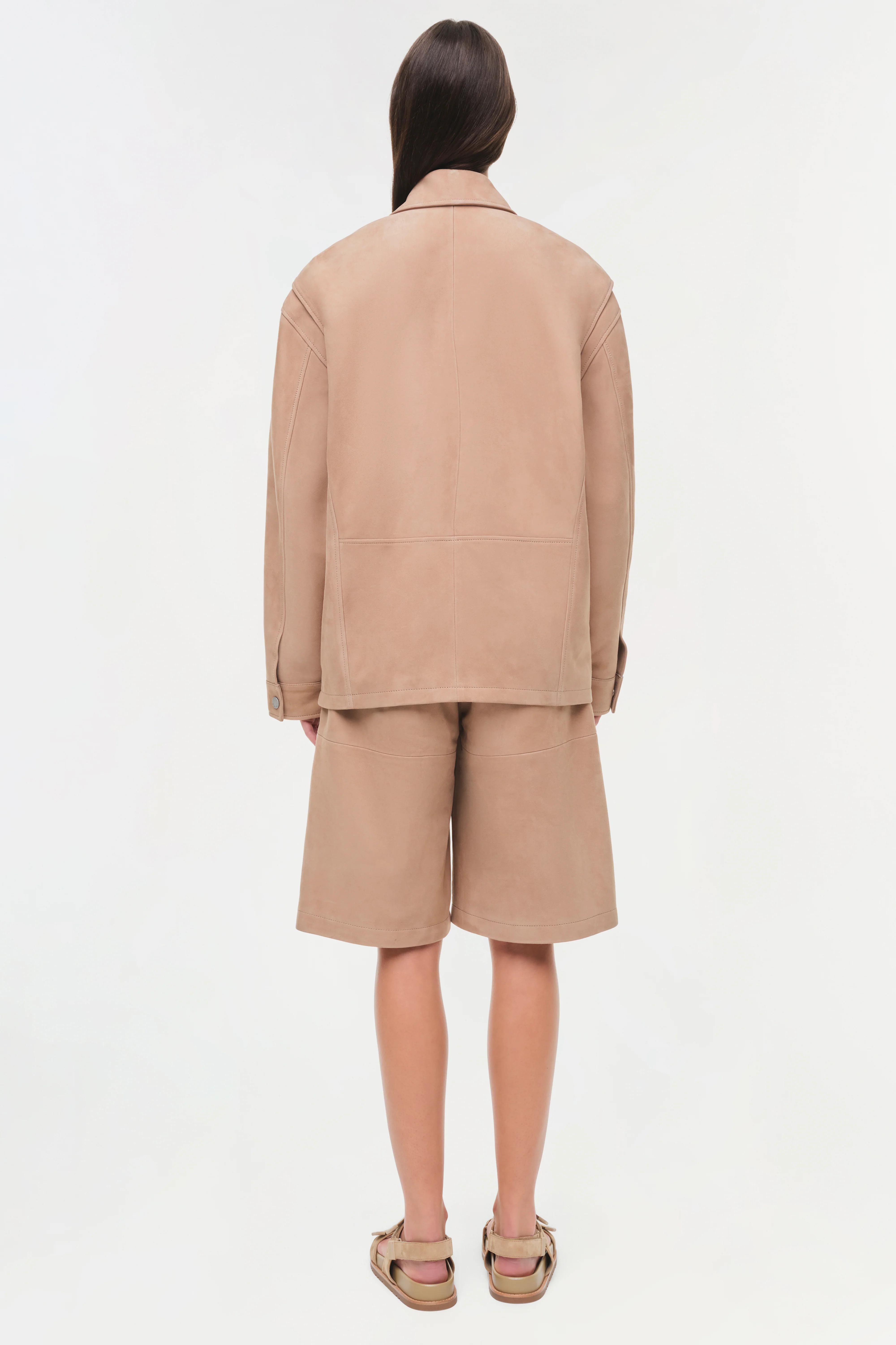 Aslan Long Suede Jacket - Image 6