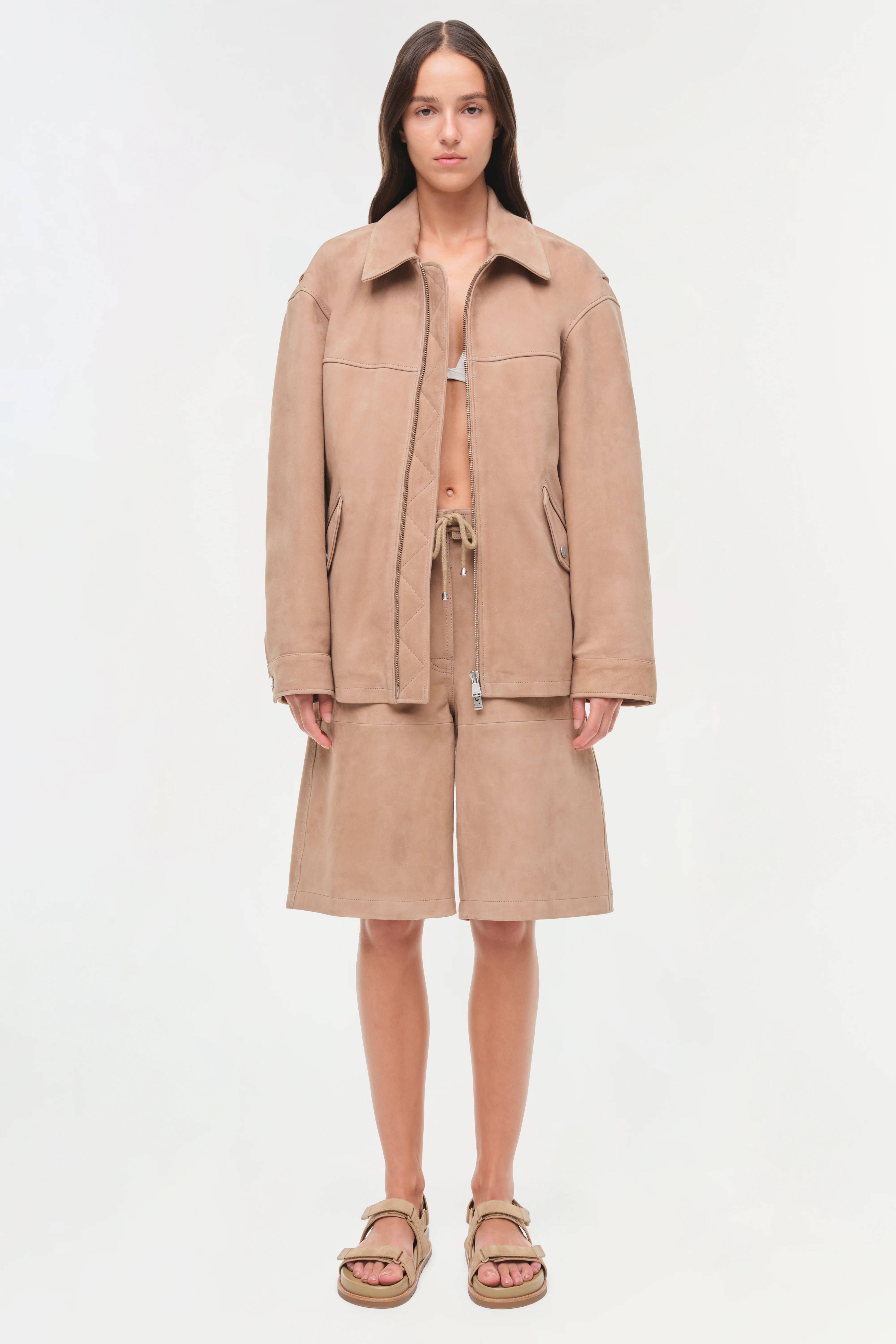 Aslan Long Suede Jacket - Image 7