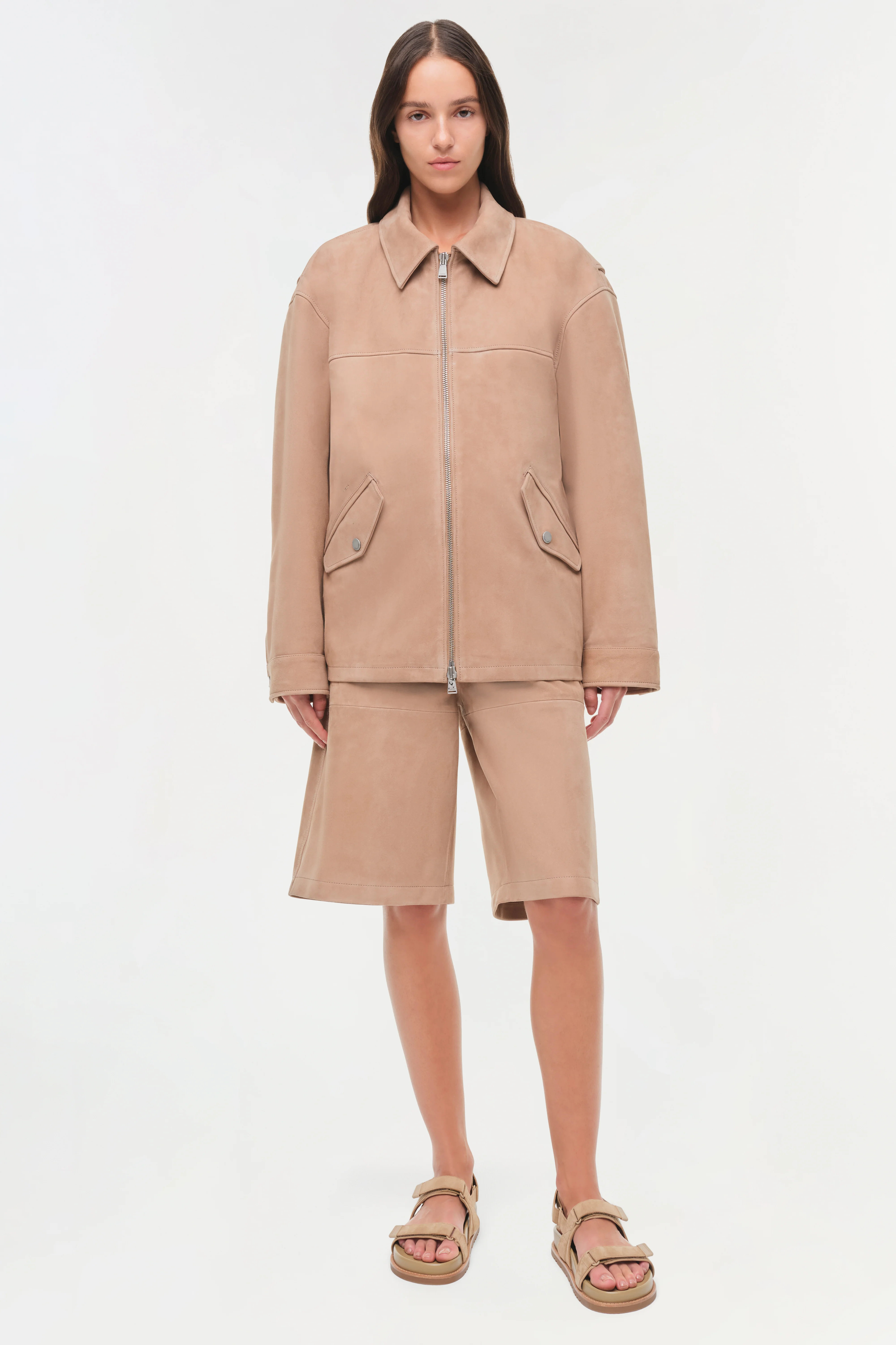 Aslan Long Suede Jacket - Image 8