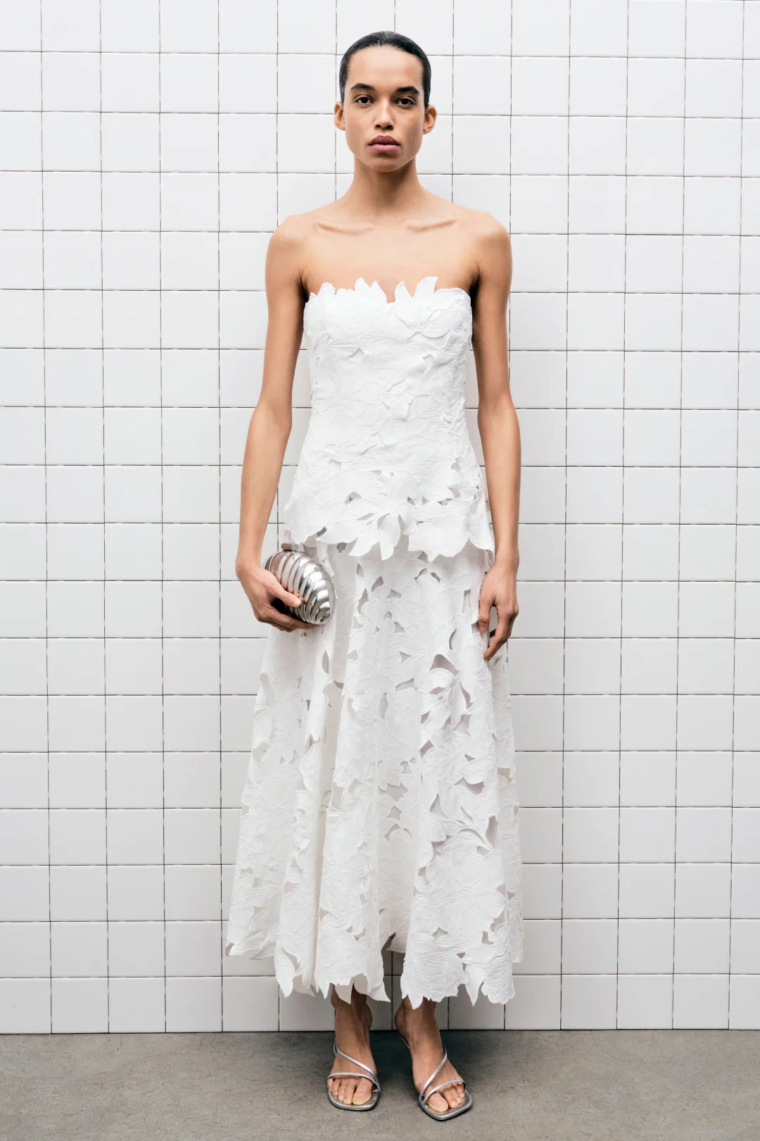 Audrey Embroidered Midi Dress - Image 2