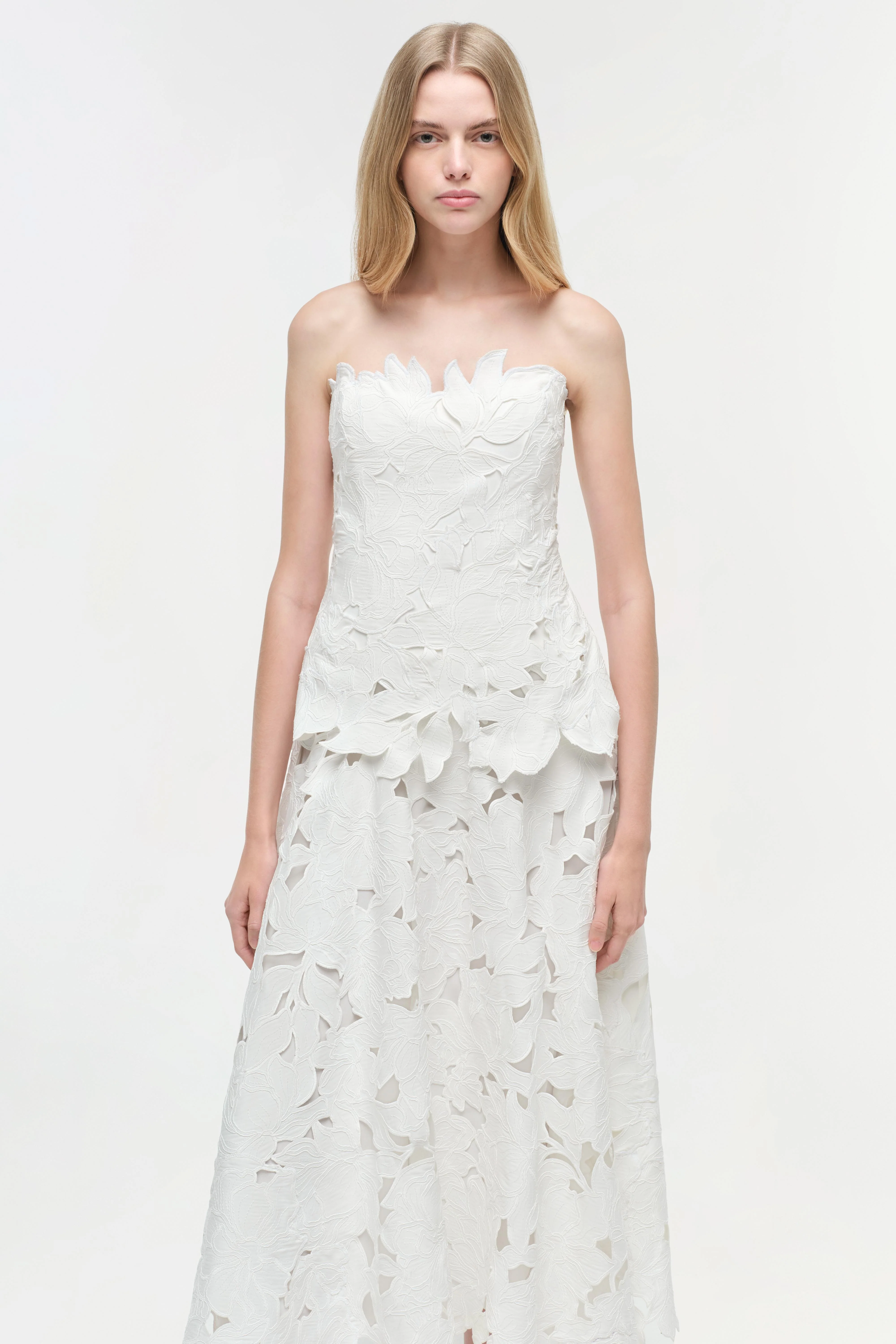 Audrey Embroidered Midi Dress - Image 4