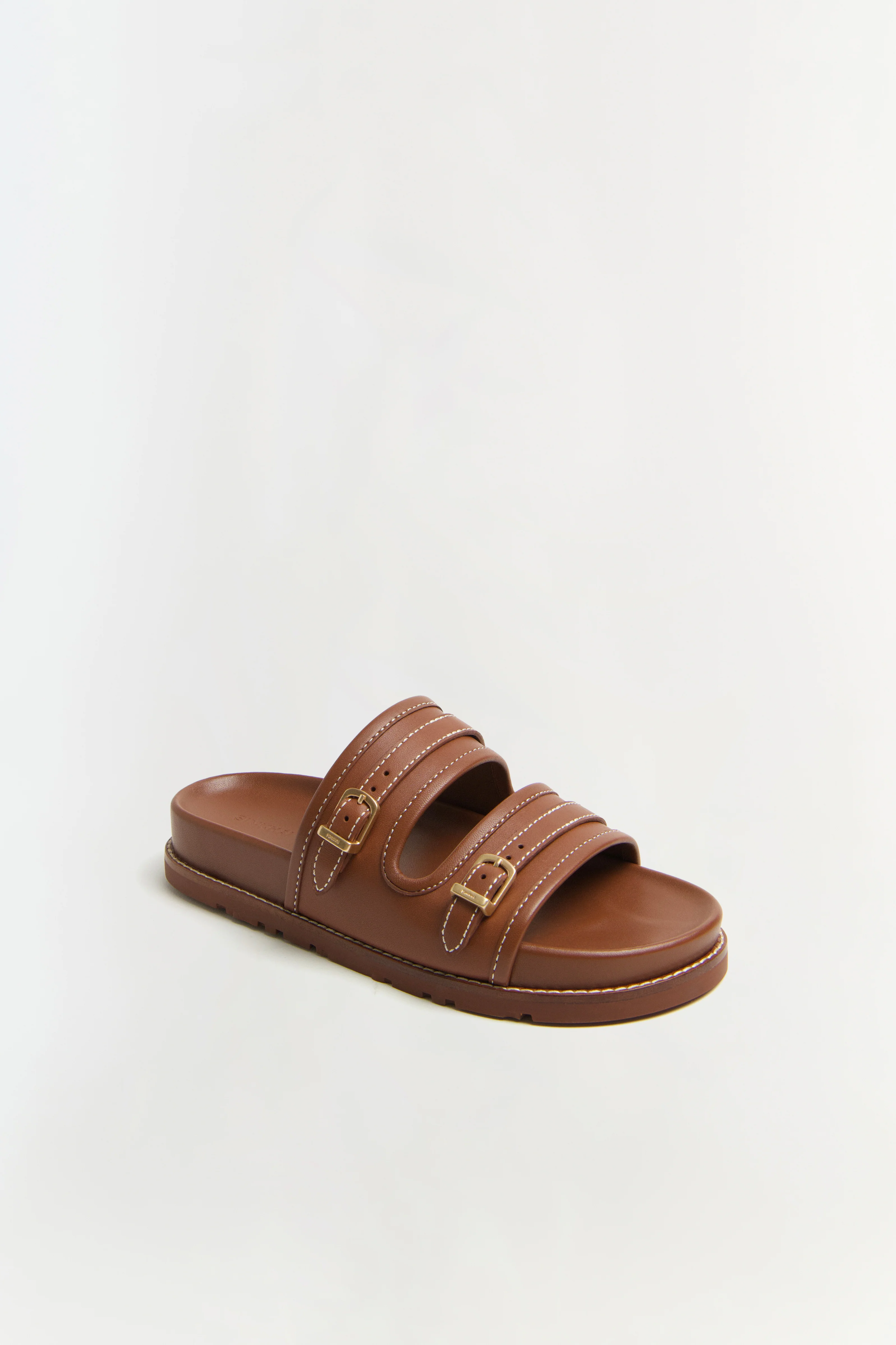 Aura Leather Pool Slide - Image 3