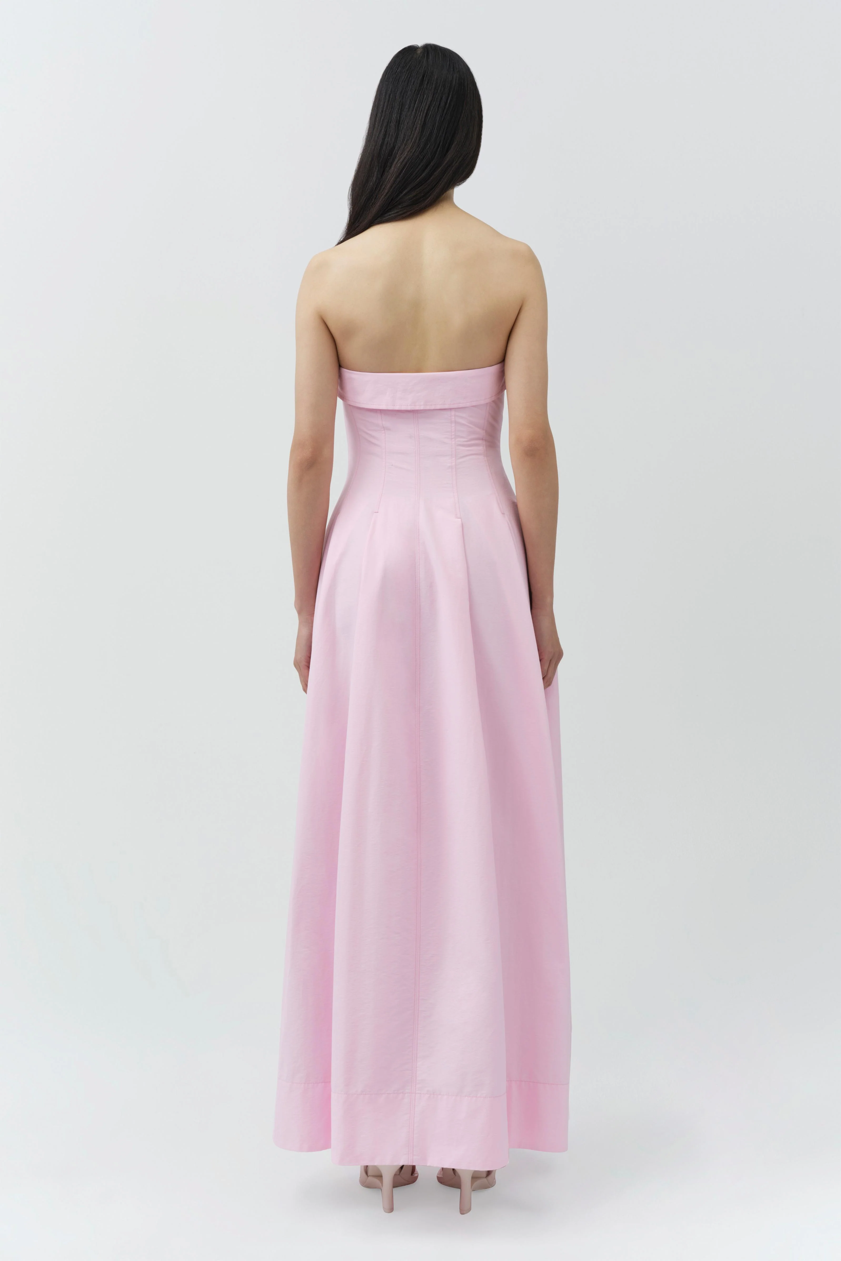 Avril Cotton Bustier Maxi Dress - Image 6