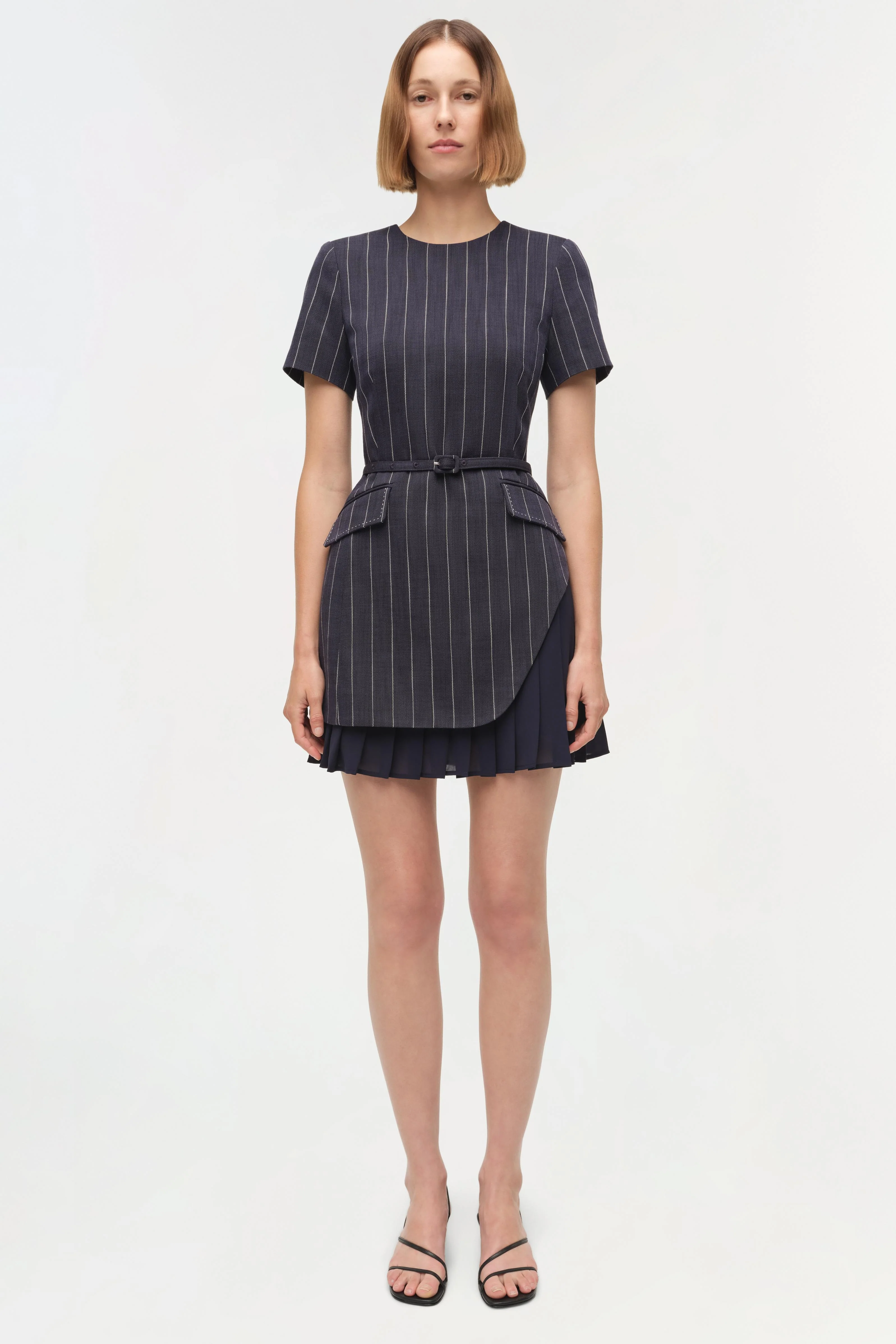 Blakely Belted Mini Dress - Image 6