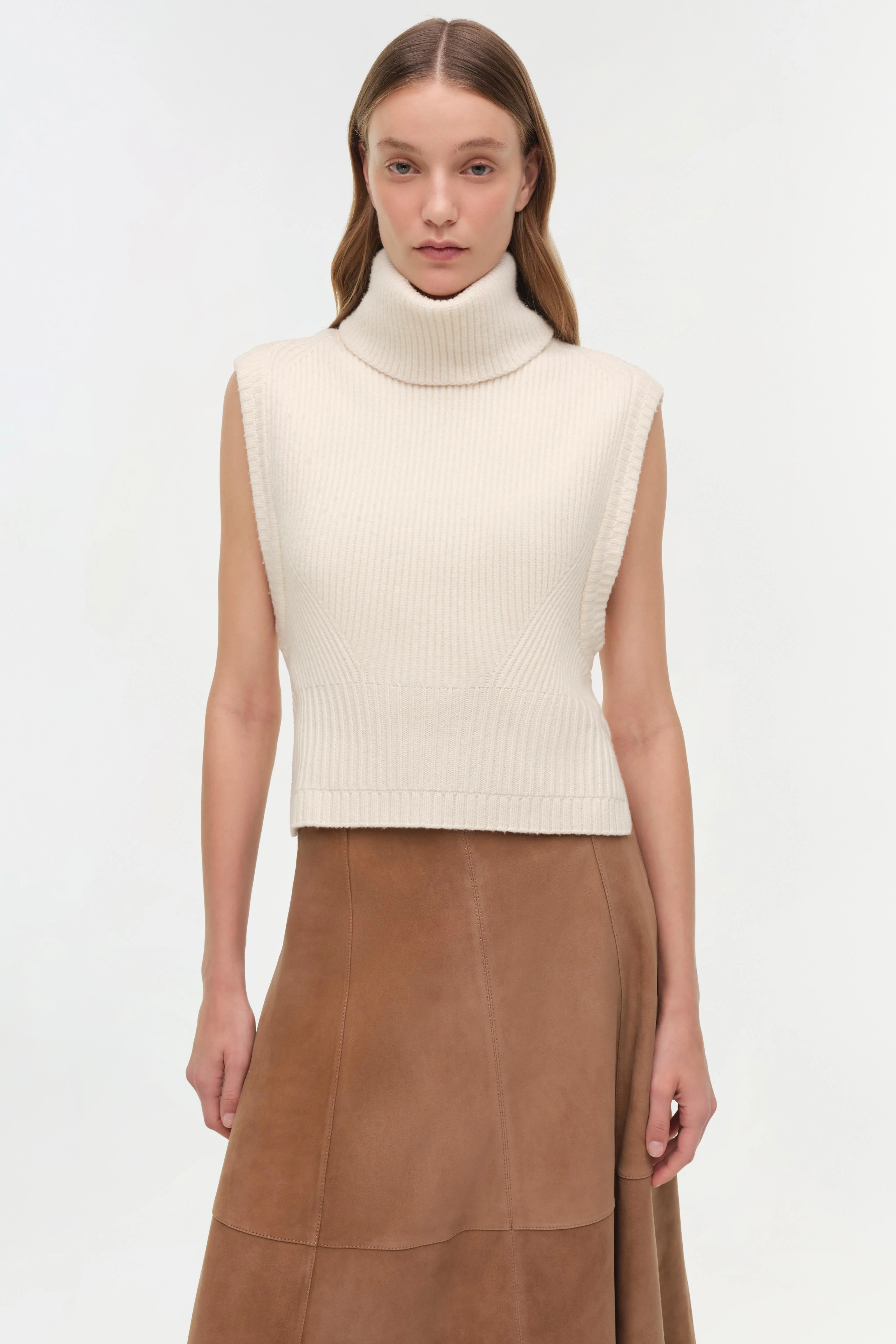 Bonnie Suede Midi Skirt - Image 4