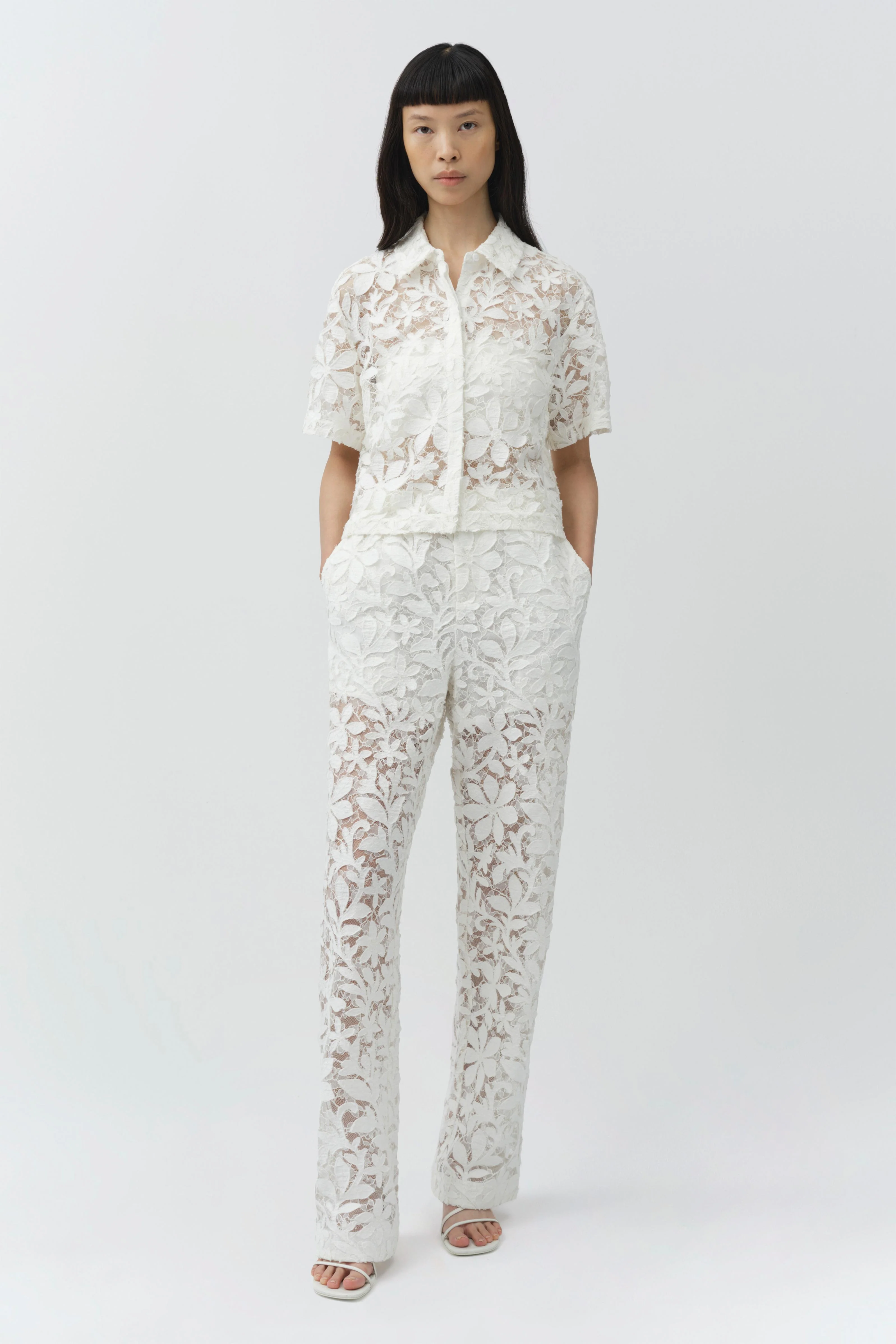 Braylen Cotton Lace Pant - Image 2