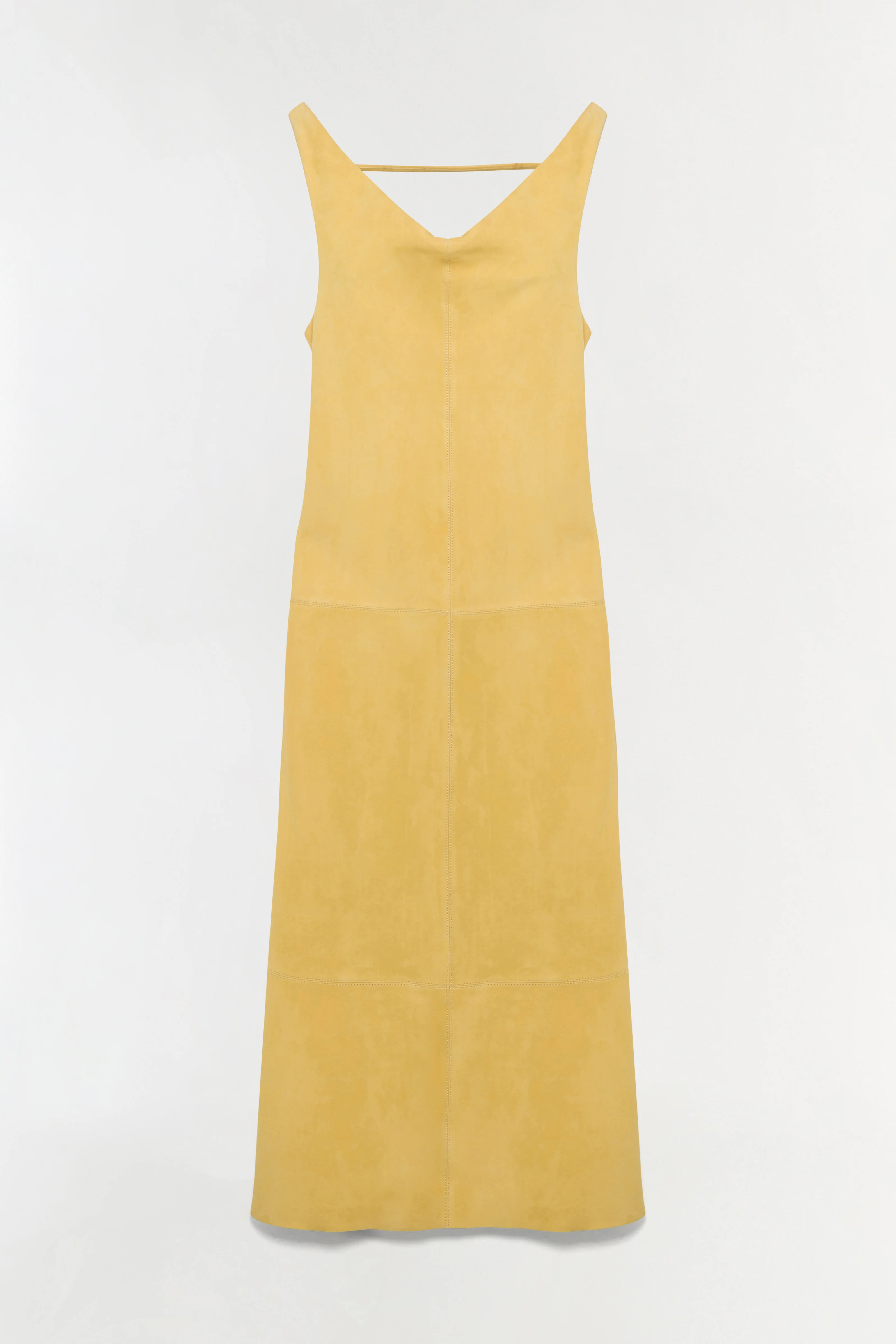 Bridger Suede Halter Midi Dress