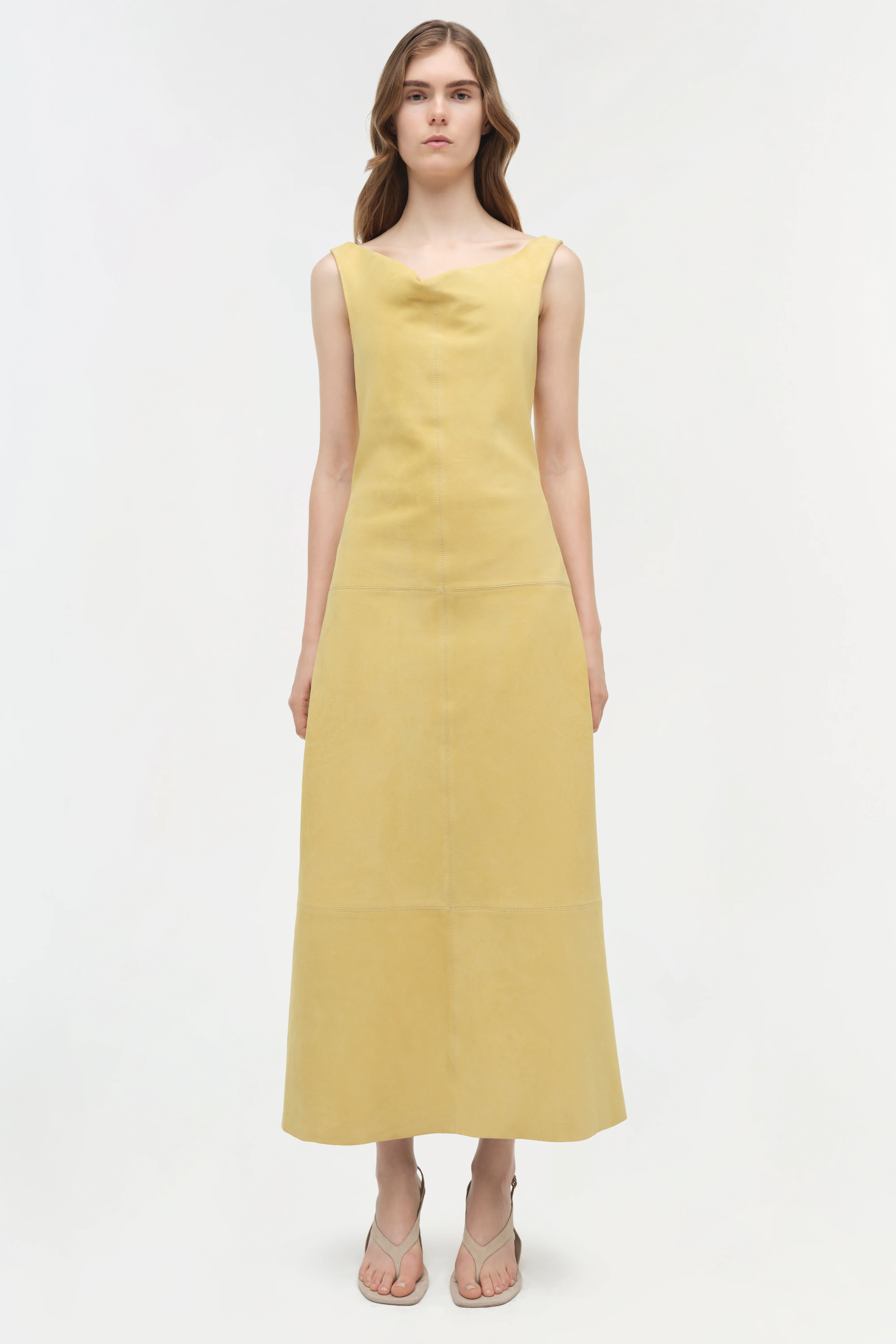 Bridger Suede Halter Midi Dress - Image 7