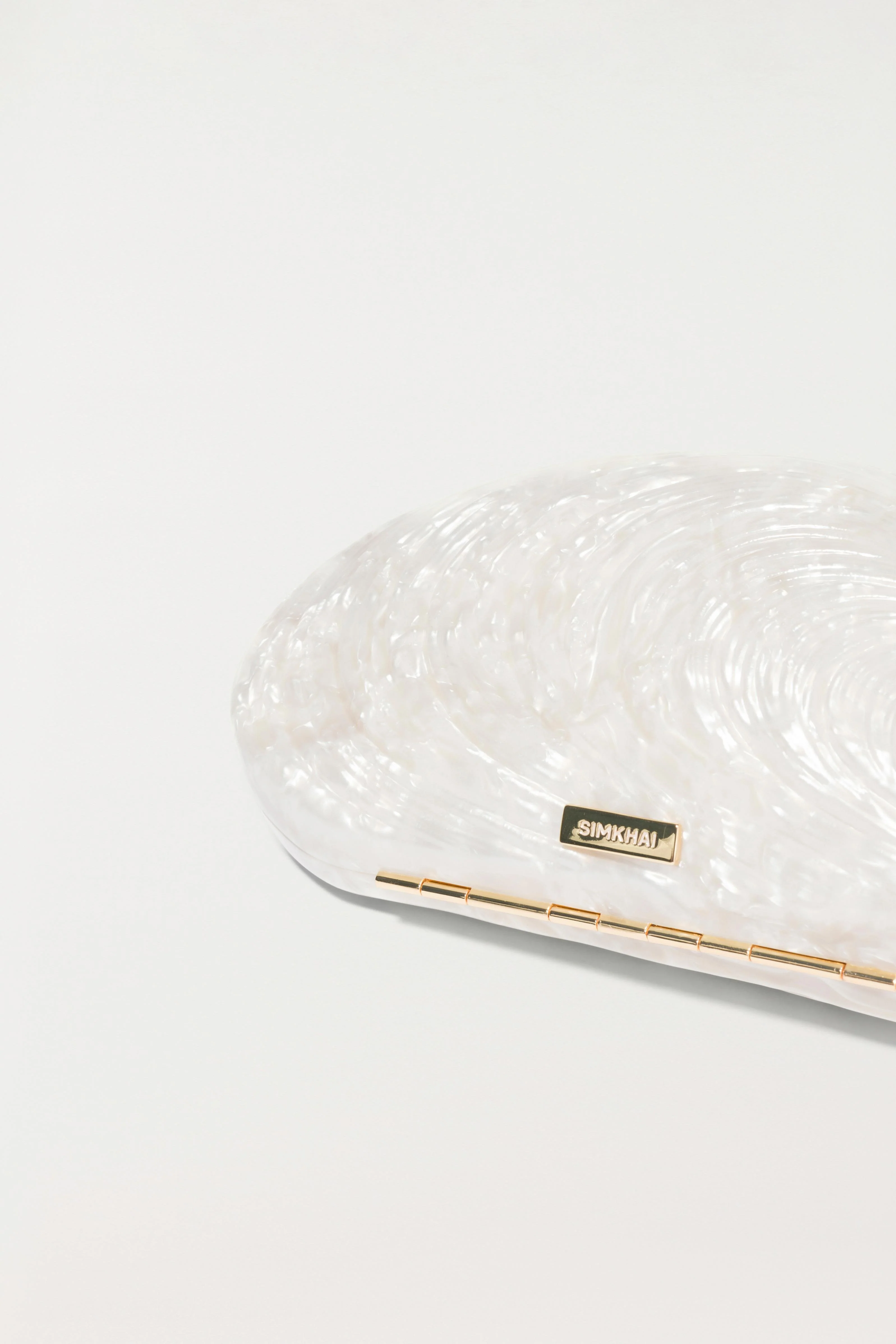 Bridget Pearl Oyster Clutch - Image 4