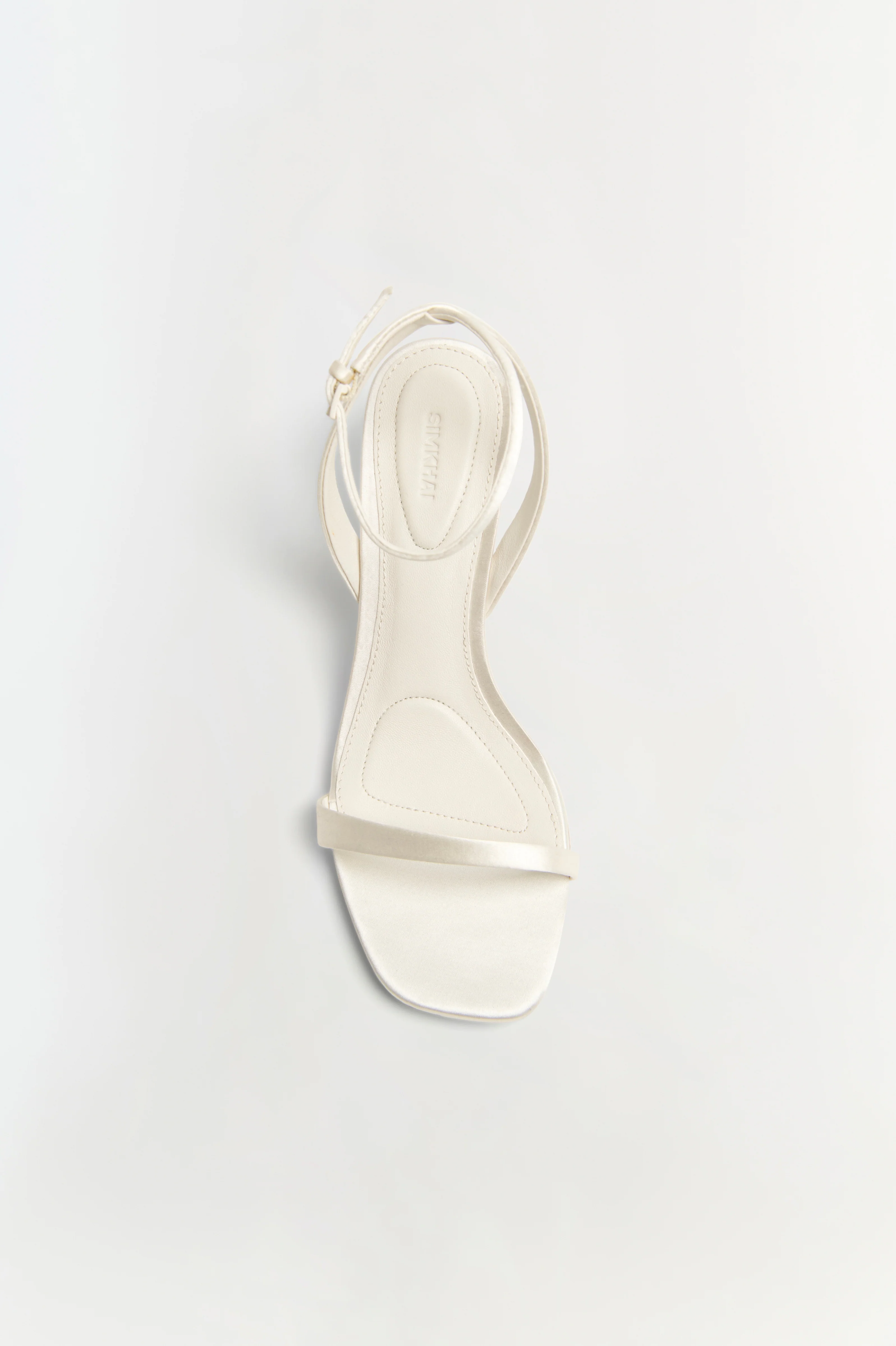 Bridget Satin Shell Wedge Sandal - Image 2