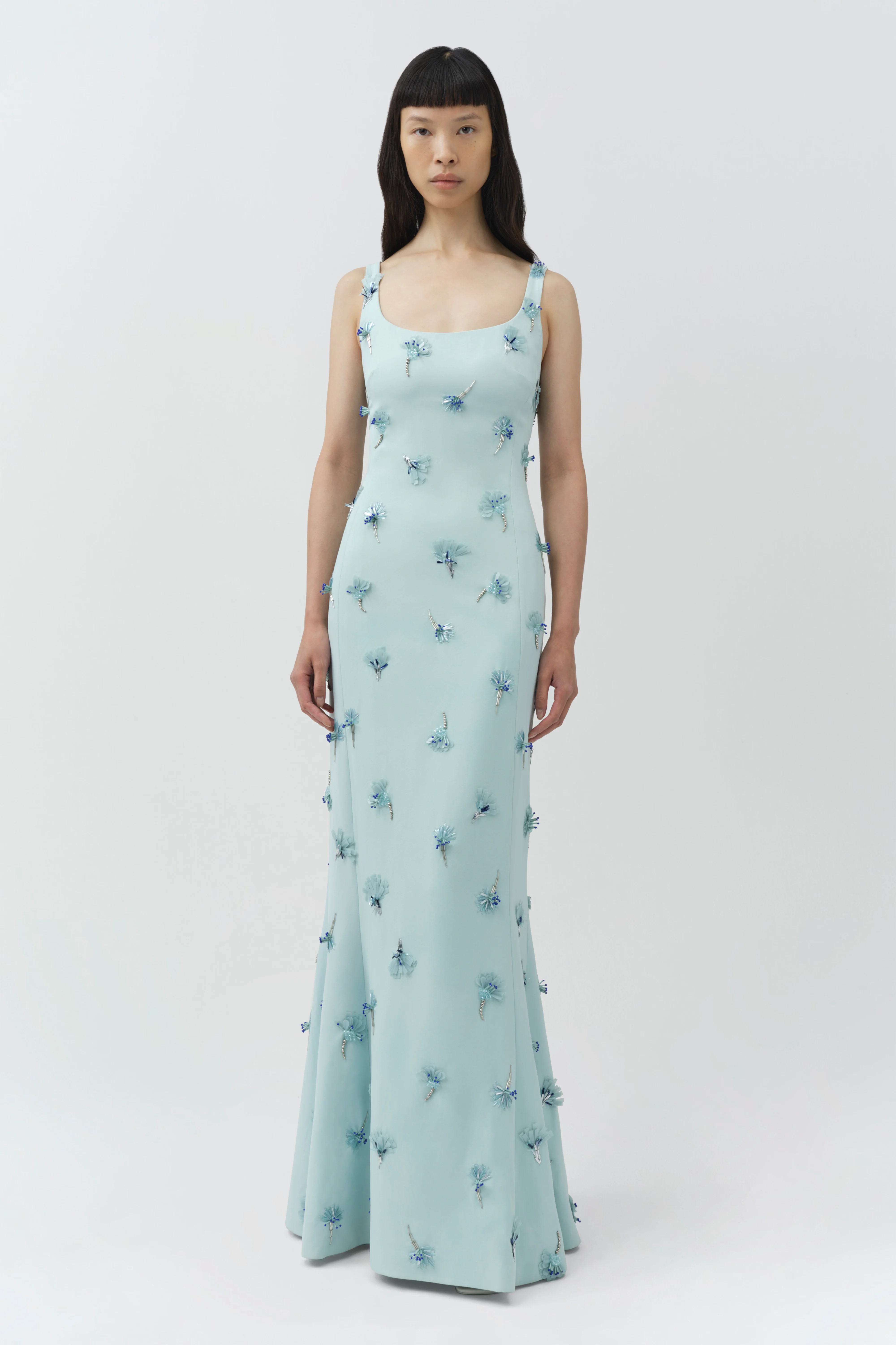 Briella Embellished Crepe Gown - Image 2
