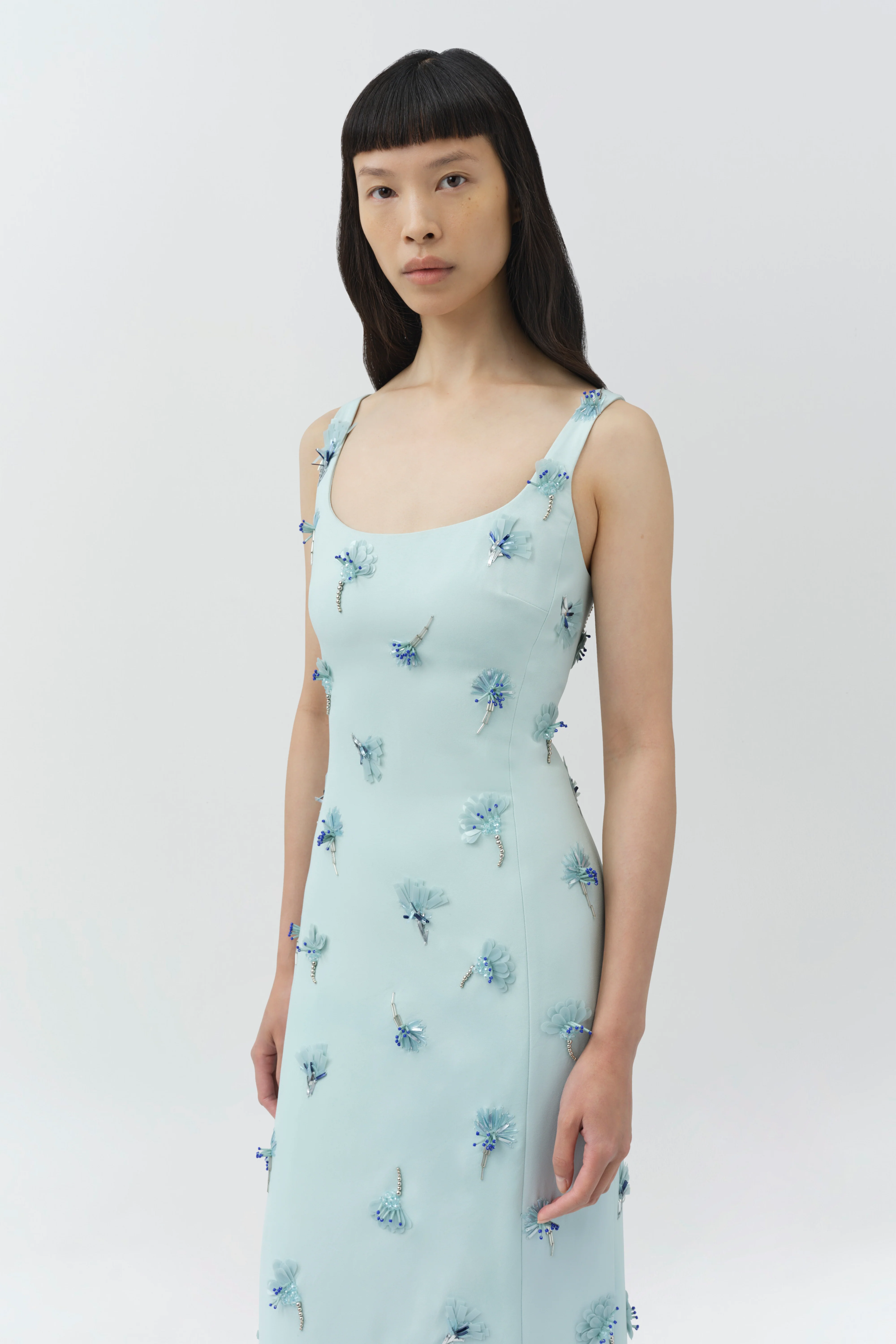 Briella Embellished Crepe Gown - Image 3
