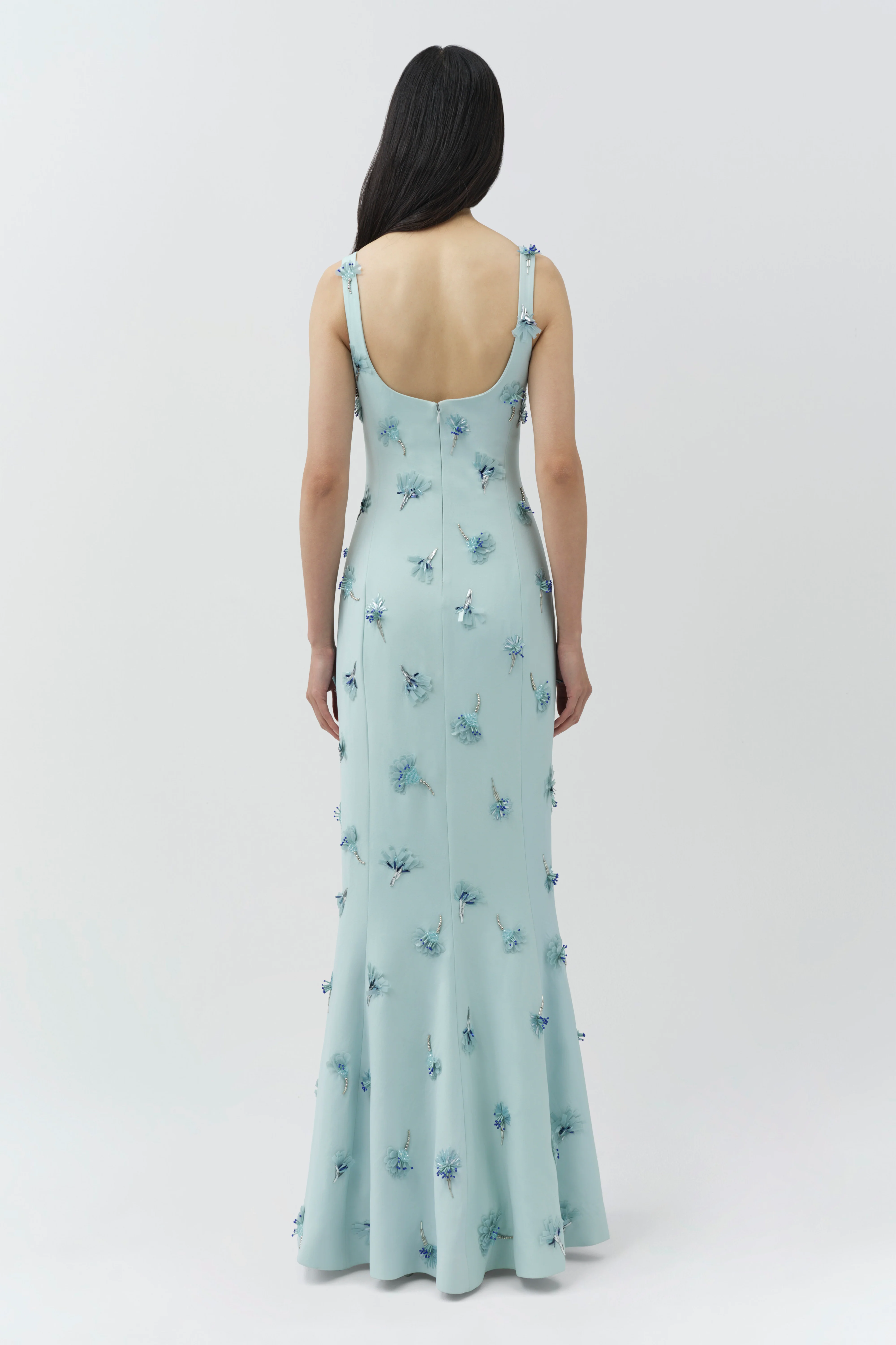 Briella Embellished Crepe Gown - Image 4
