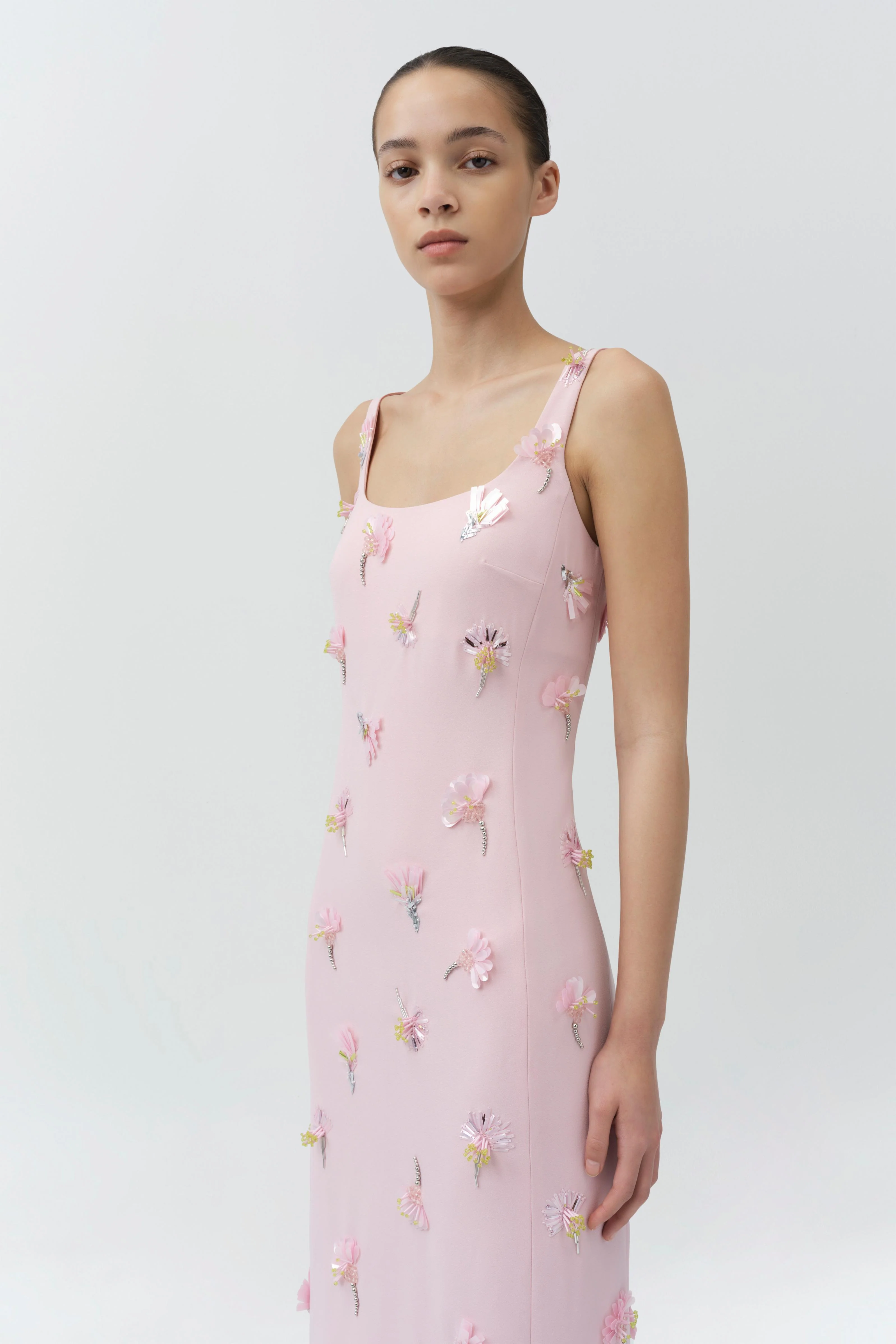 Briella Embellished Crepe Gown - Image 3