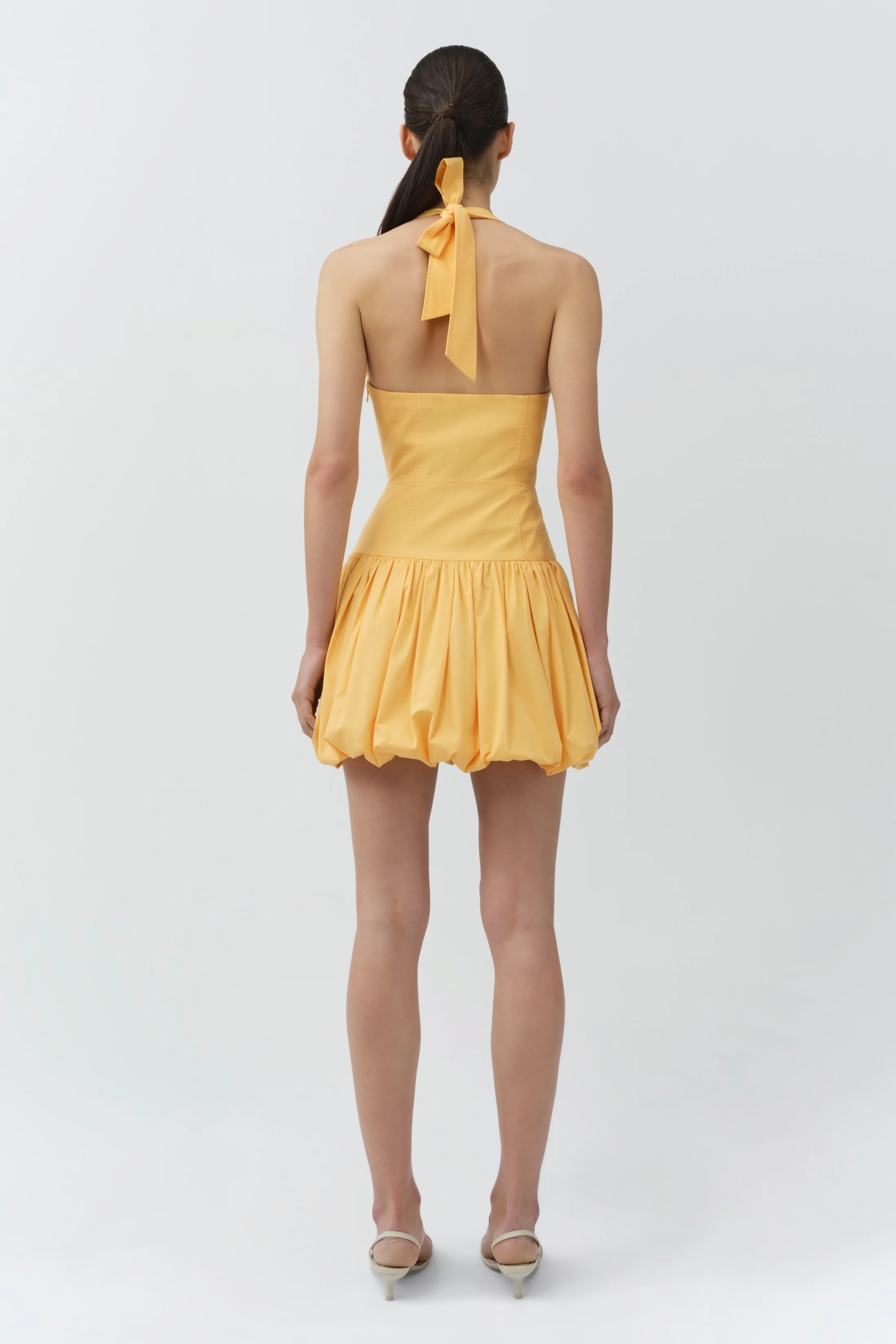 Brooke Cotton Halter Mini Dress - Image 5