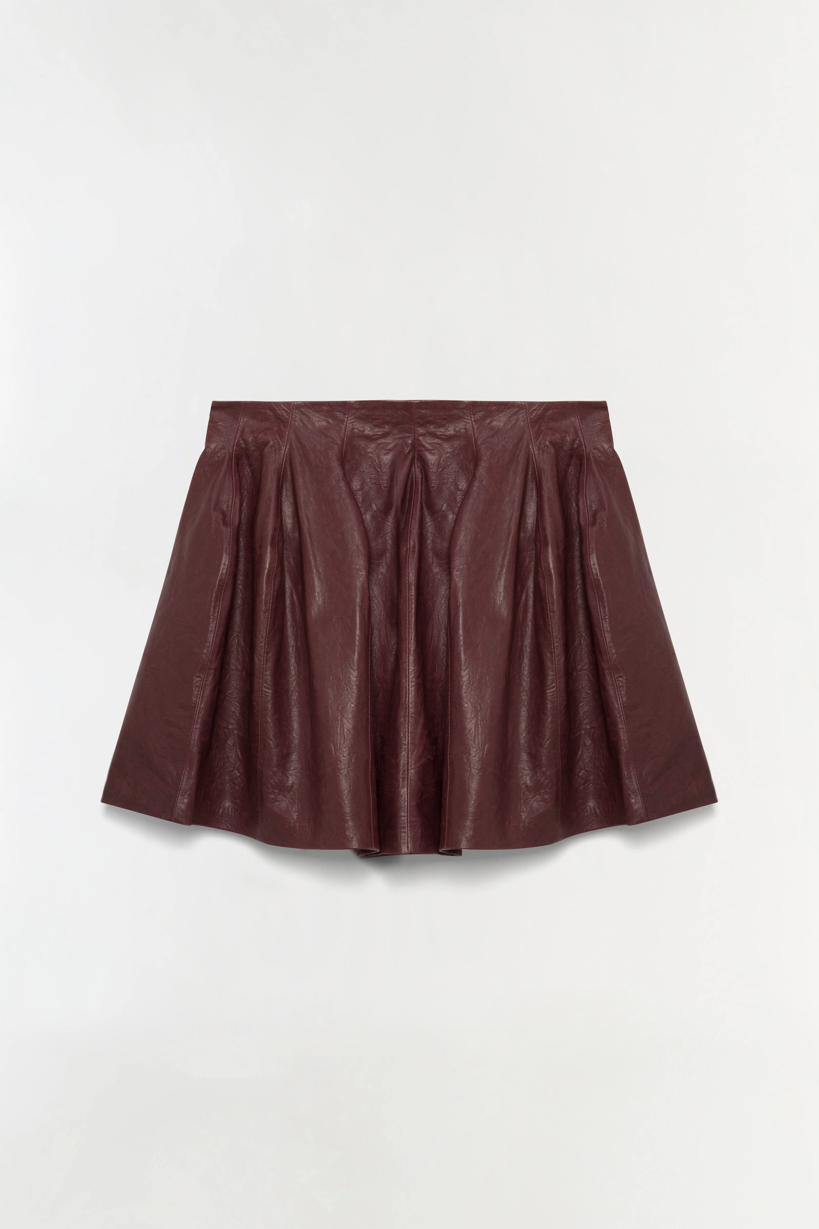 Bryar Leather Mini Skirt