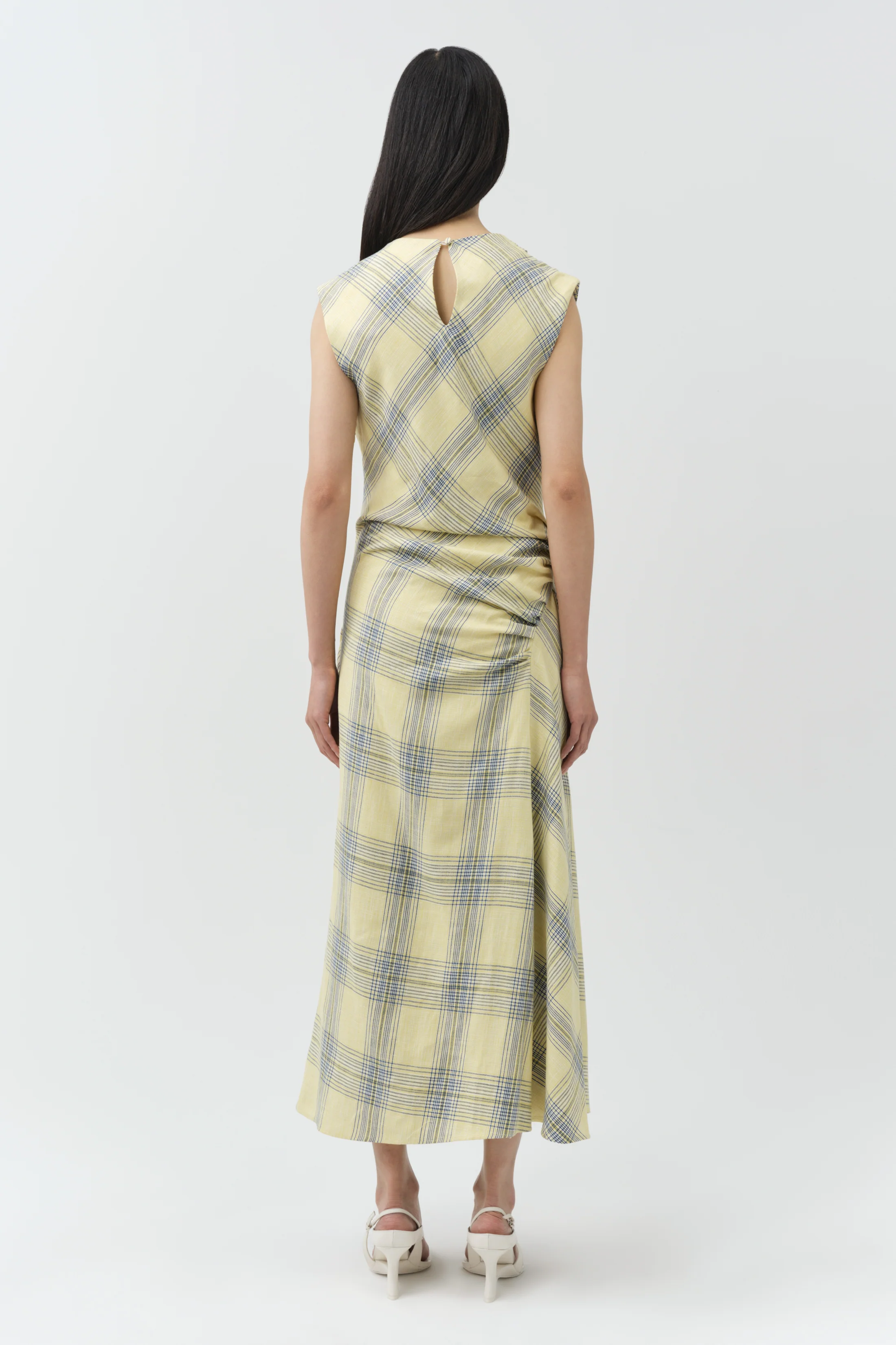 Burke Draped Midi Dress - Image 5