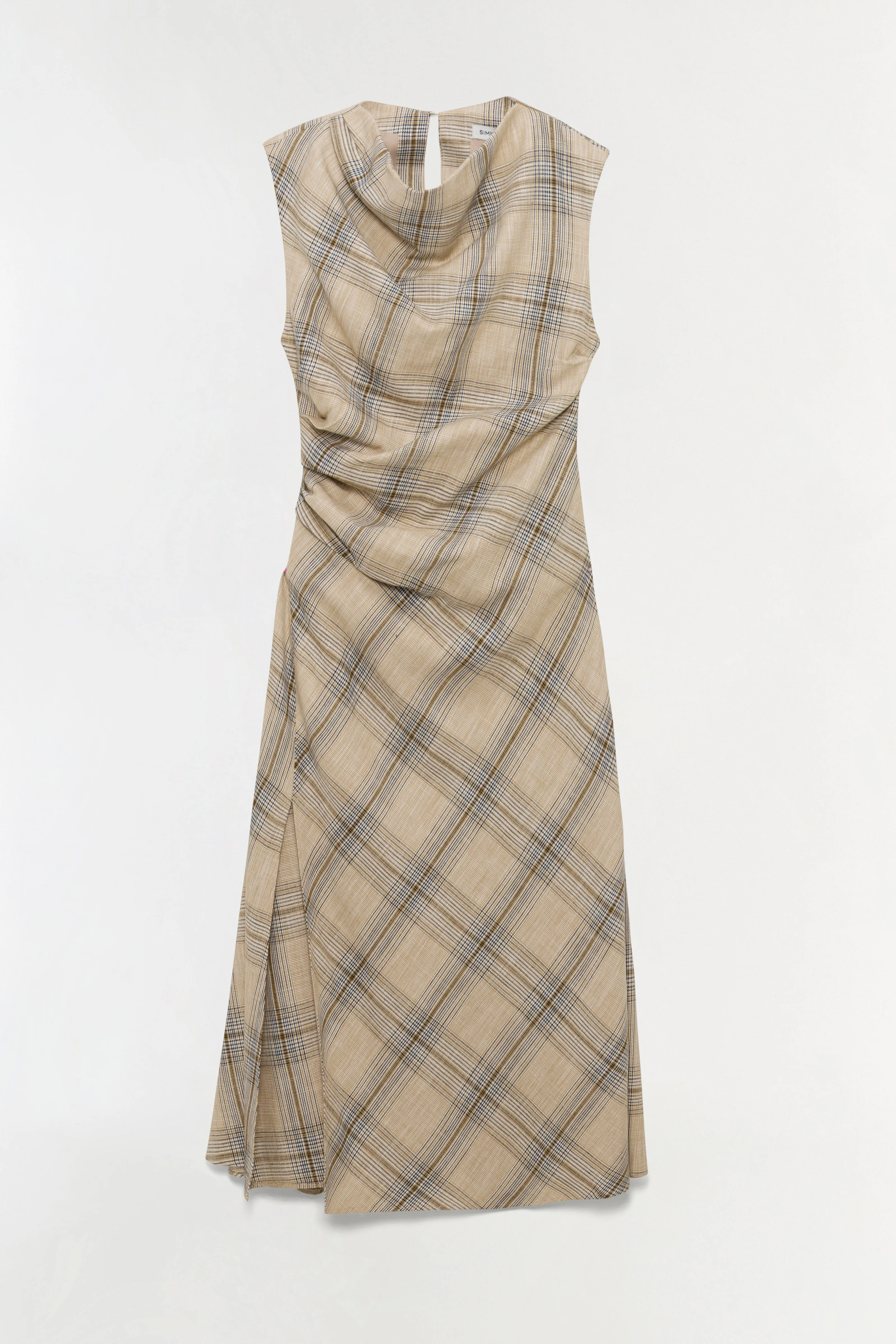 Burke Draped Midi Dress