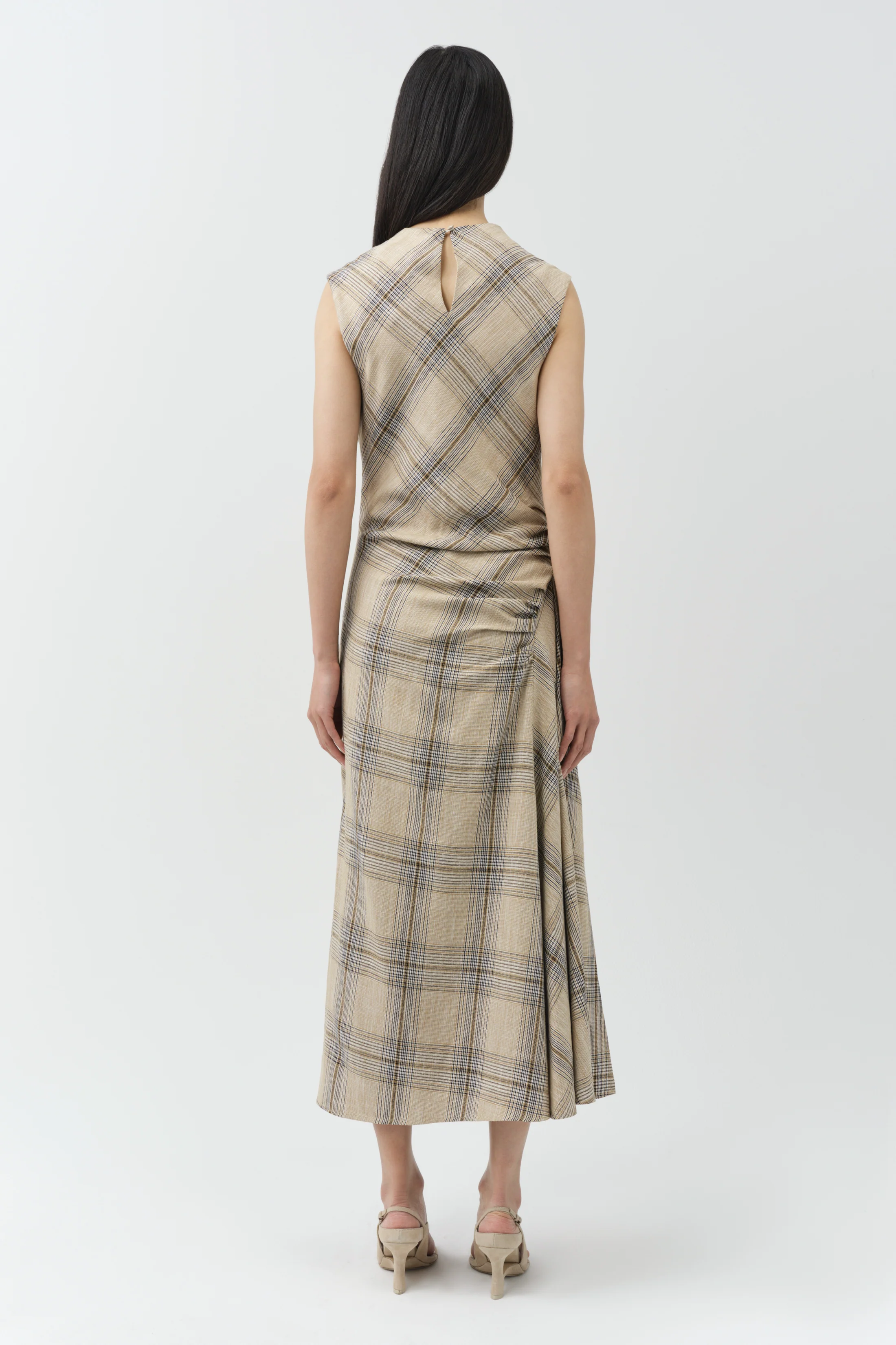Burke Draped Midi Dress - Image 4