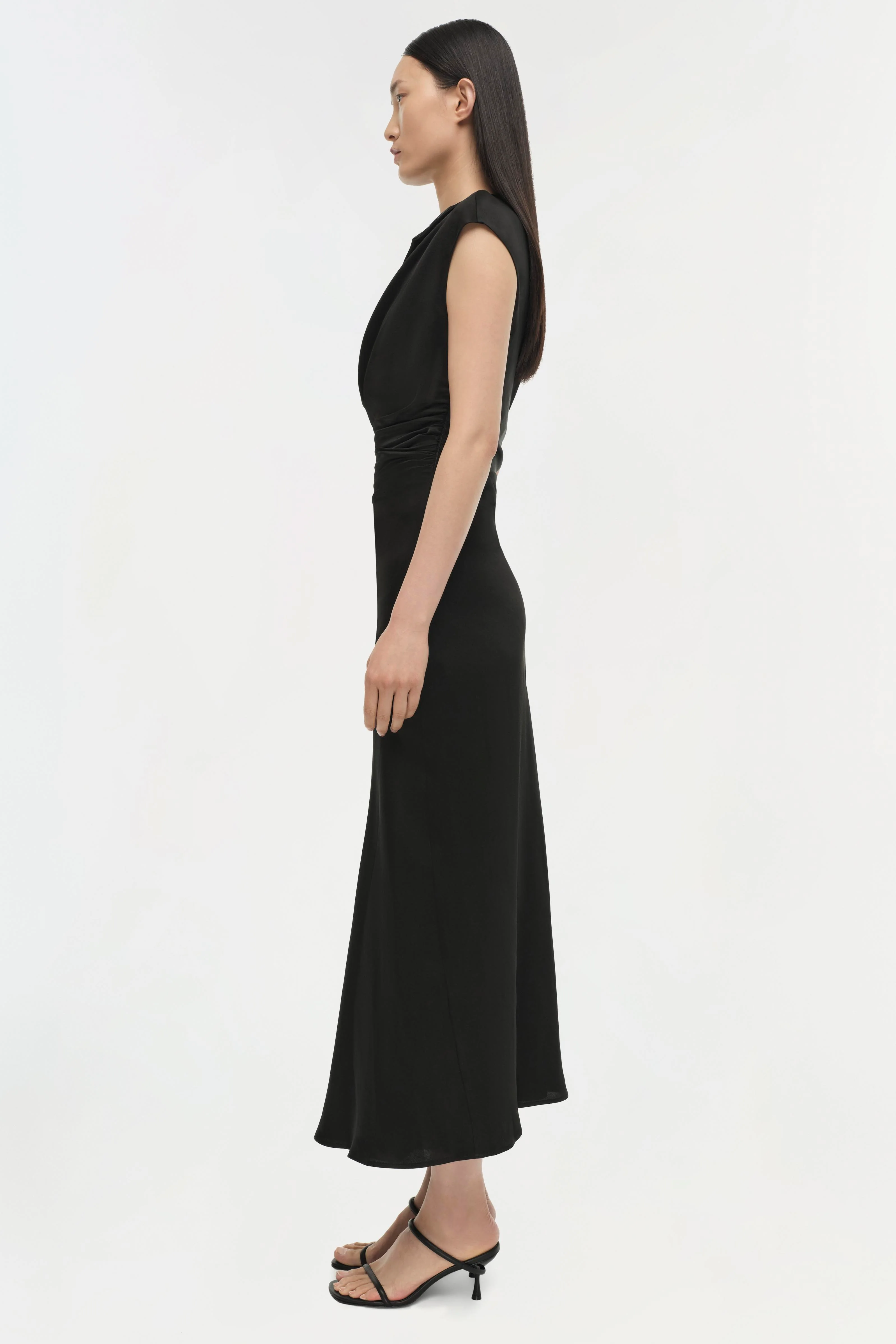 Burke Draped Dress - Image 3