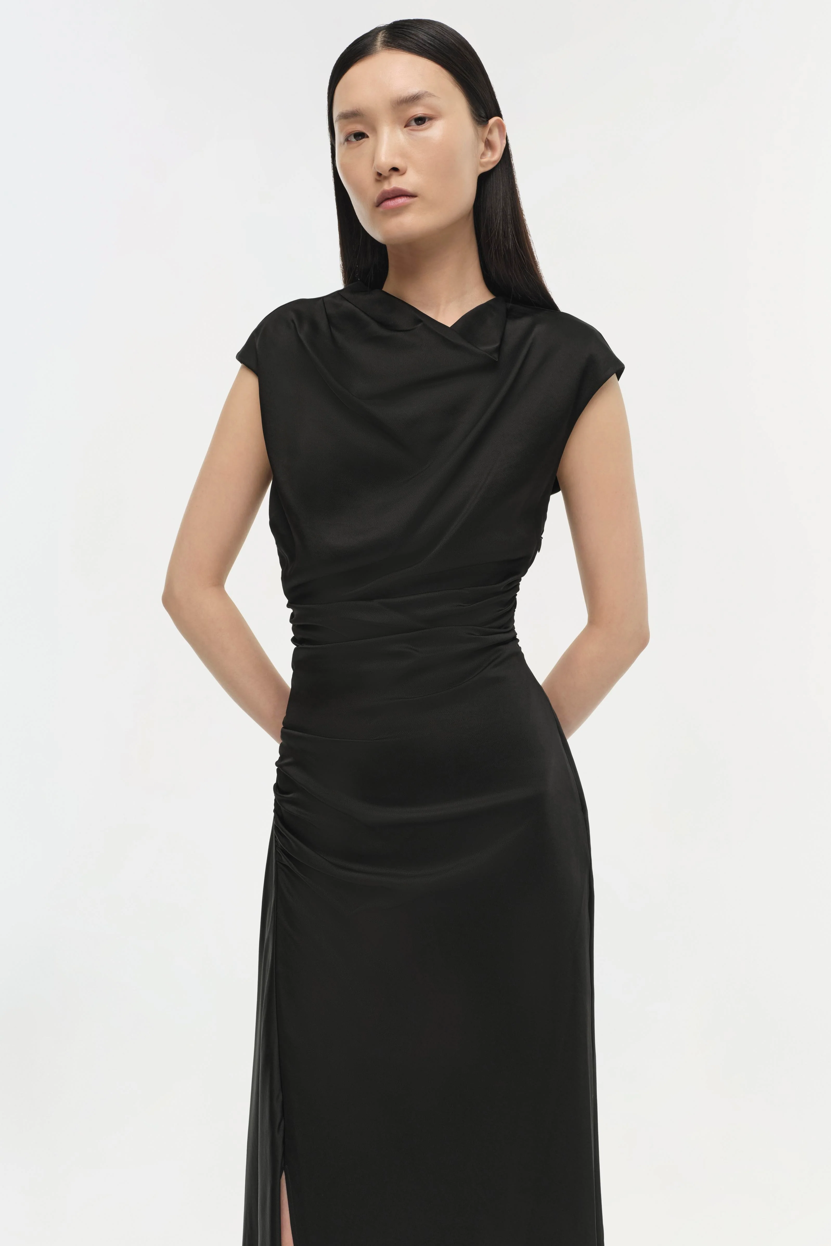 Burke Draped Dress - Image 5