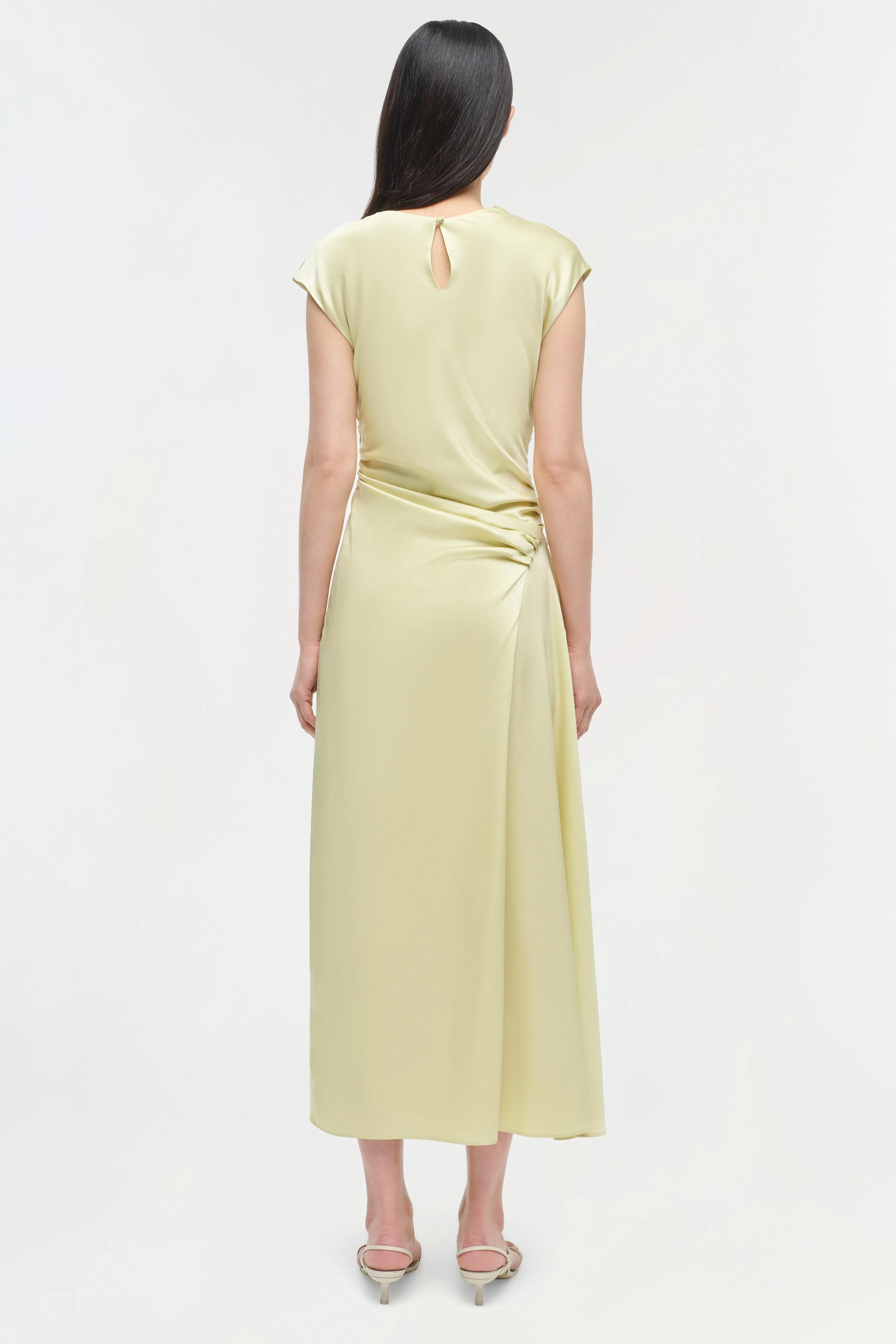 Burke Satin Midi Dress - Image 5