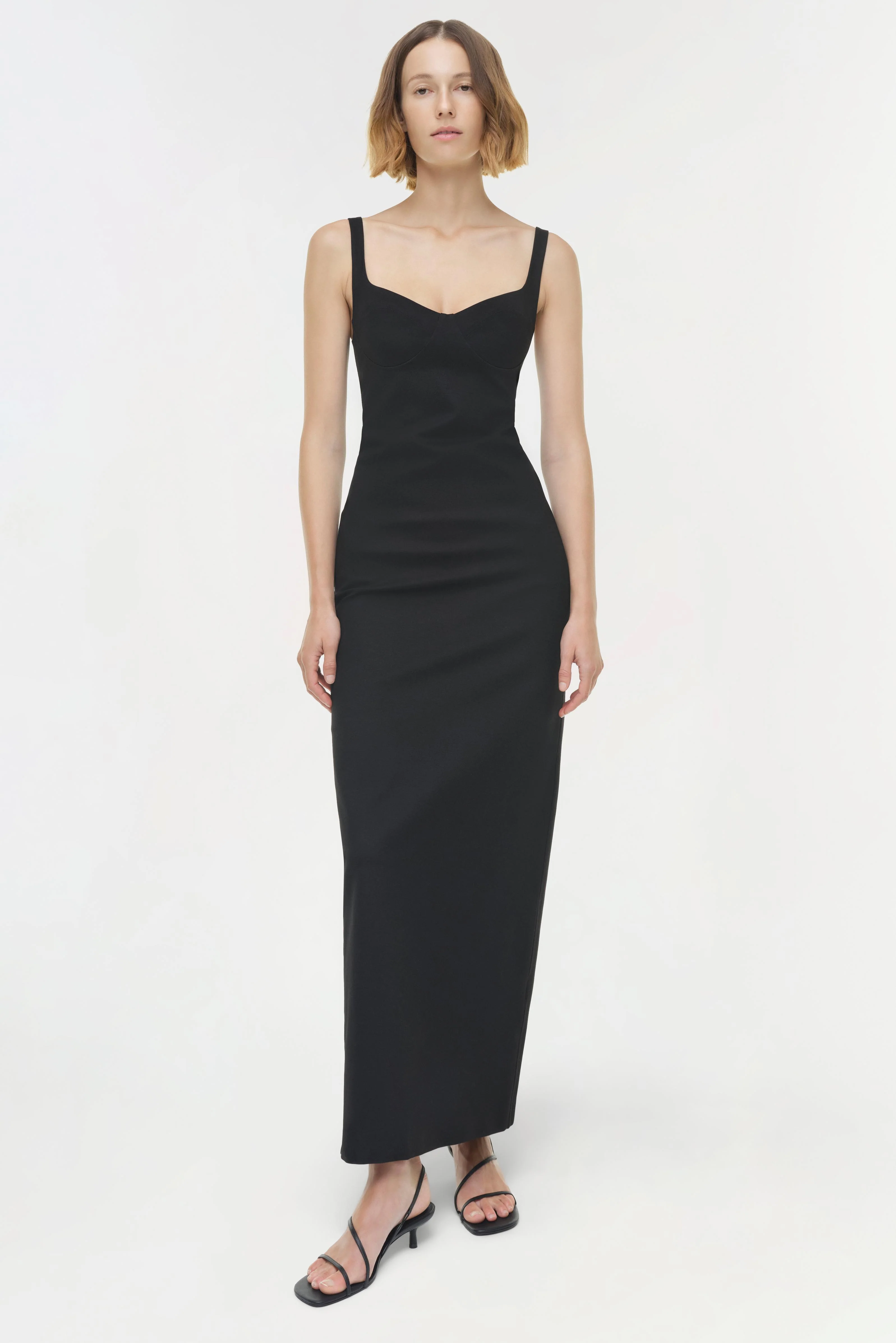Cabot Sculpted Scuba Maxi Dress - Image 2