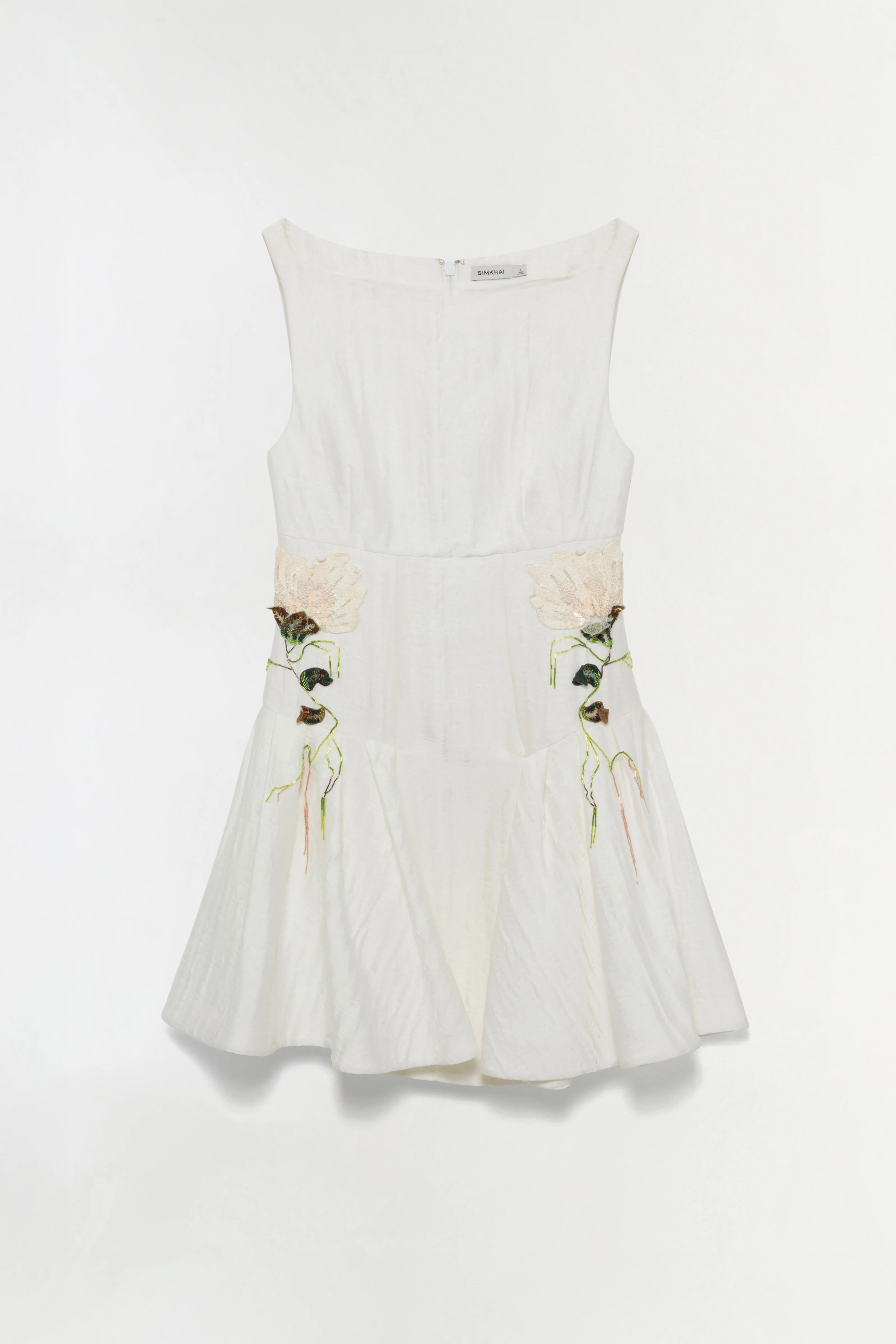 Calilly Floral Jacquard Mini Dress