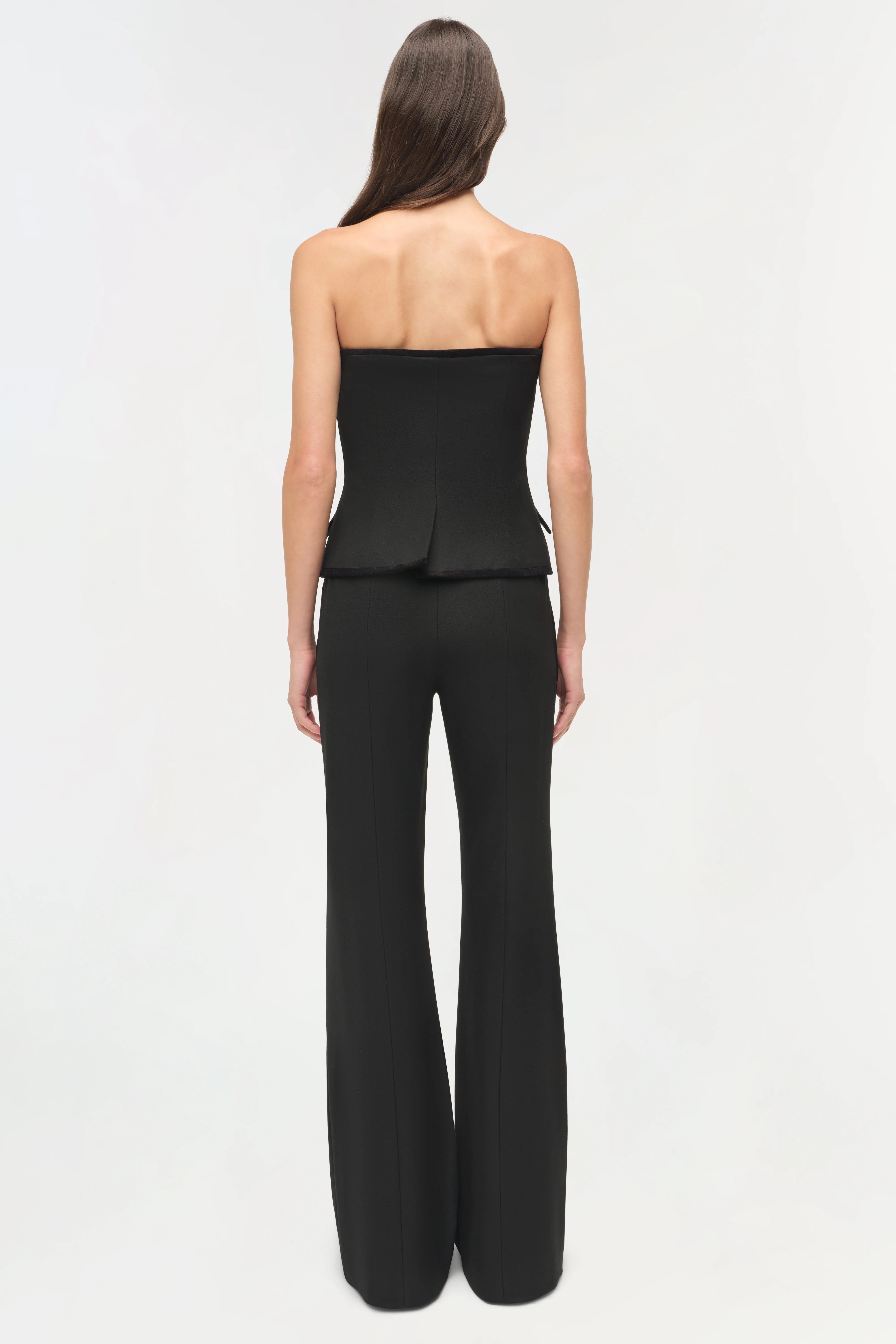 Cambrie Velvet Trimmed Bustier Top - Image 5
