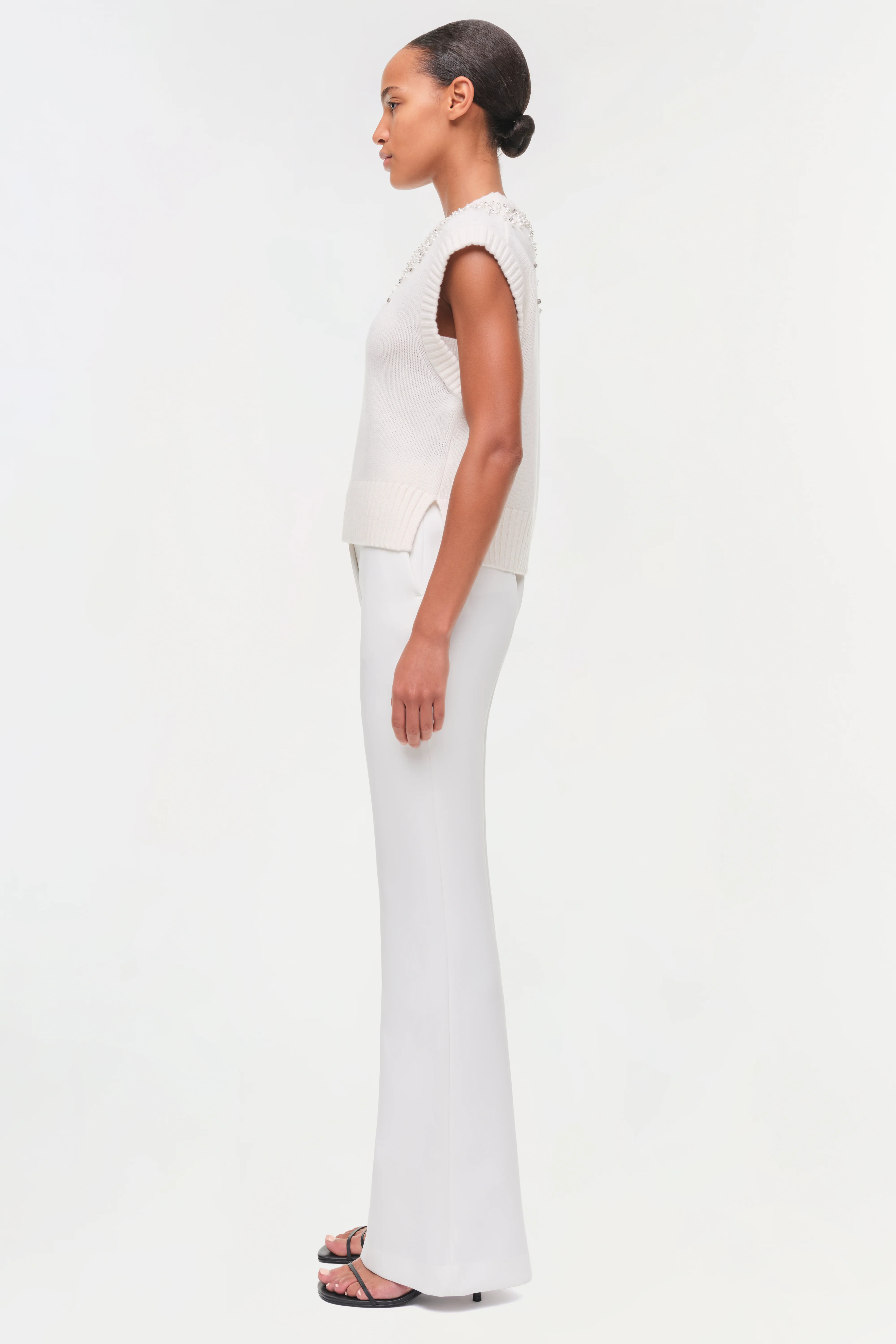 Candra Embellished Knit Vest - Image 4