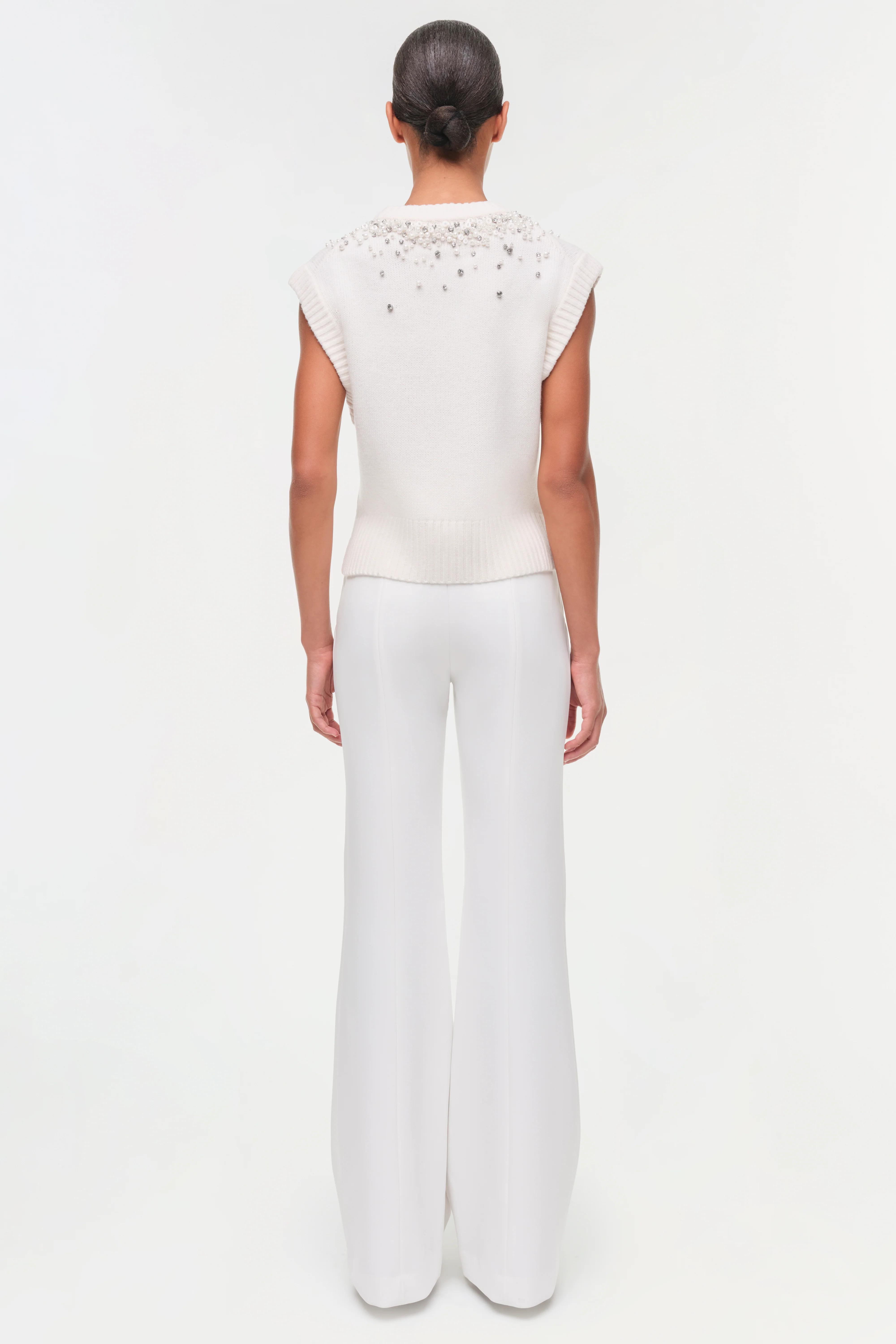 Candra Embellished Knit Vest - Image 5