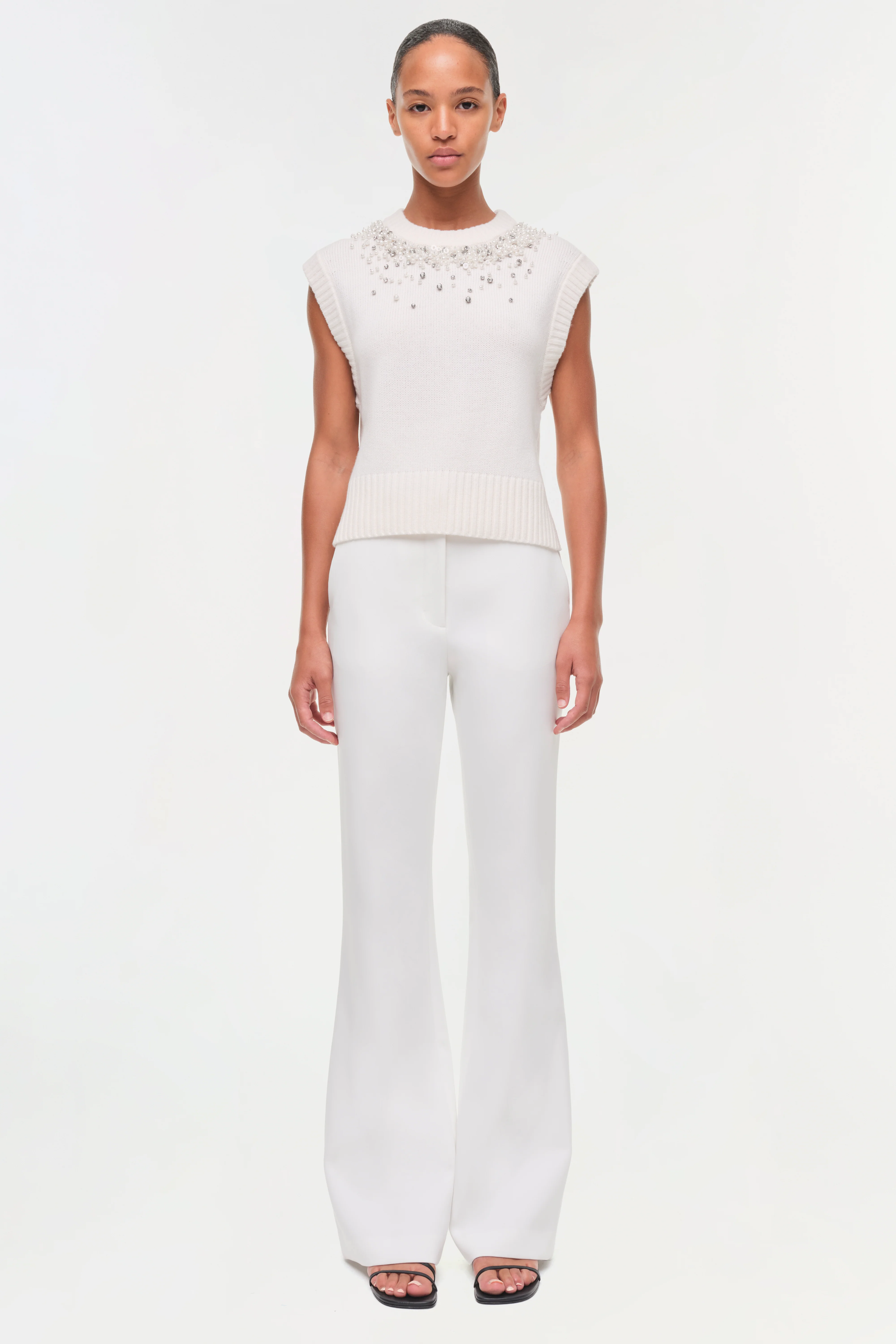 Candra Embellished Knit Vest - Image 6